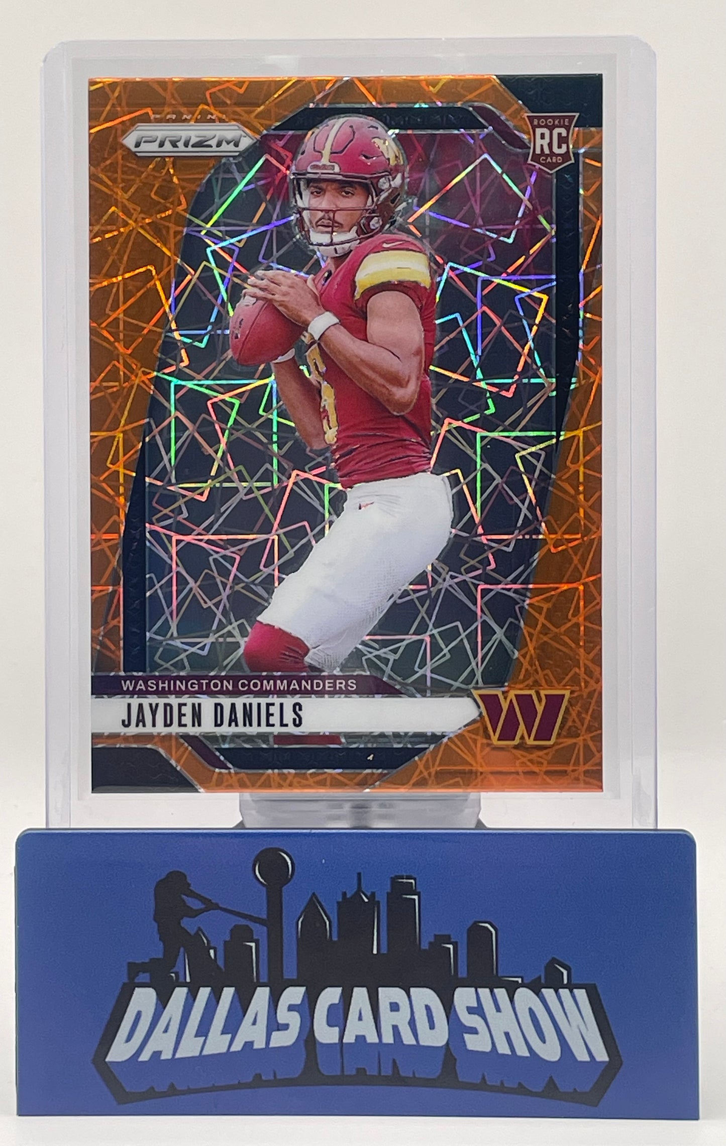 2024 Prizm Football Jayden Daniels Rookie Orange Lazer #347