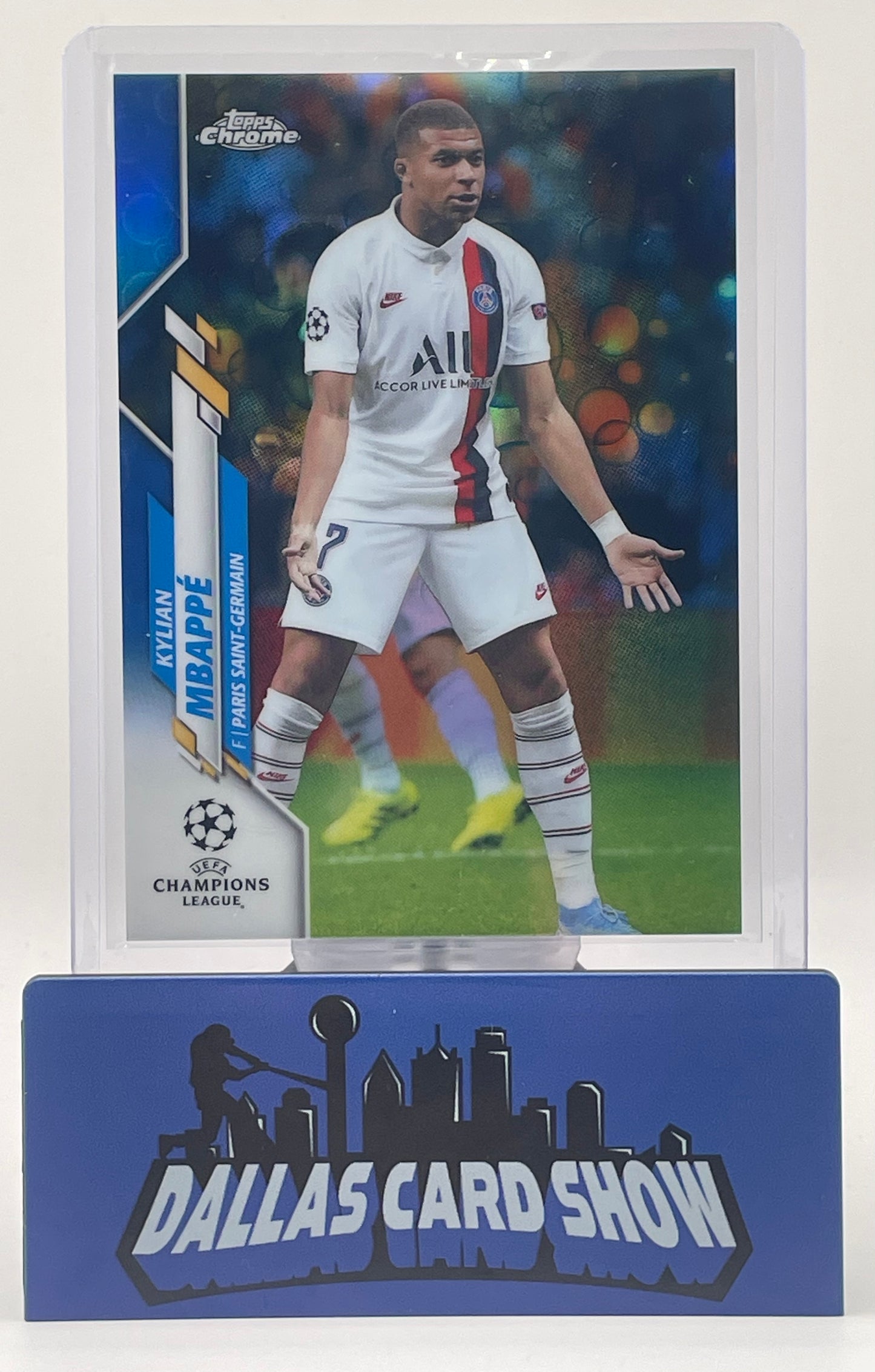 2020 Topps Chrome UEFA Kylian Mbappe Refractor #26