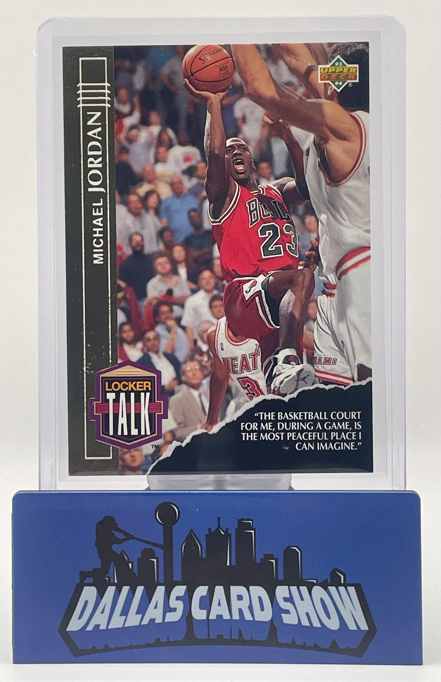 1993-94 Upper Deck Michael Jordan Locker Talk #LT1