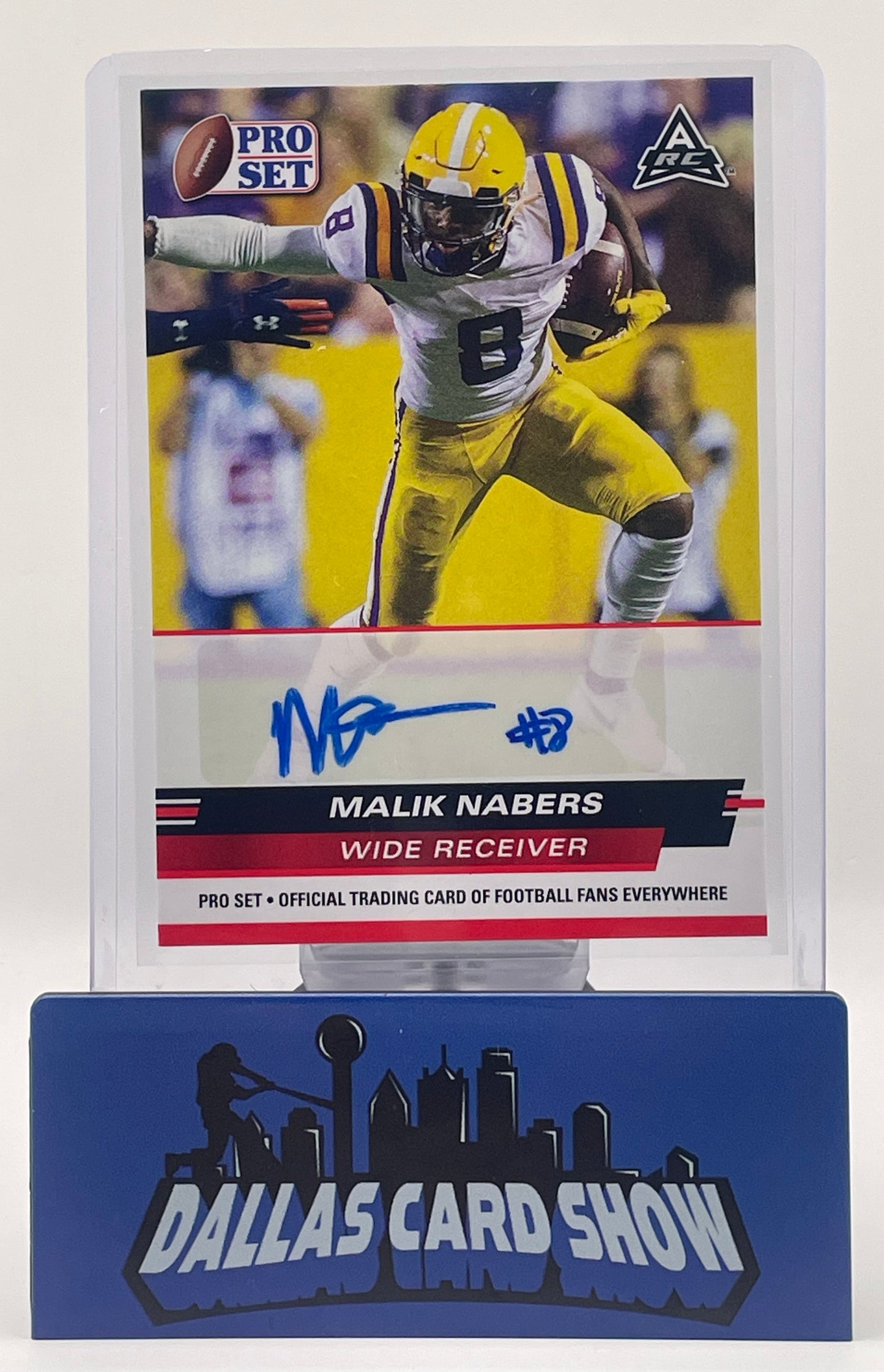 2022 Leaf Pro Set Malik Nabers Rookie Auto #PSA-MN1