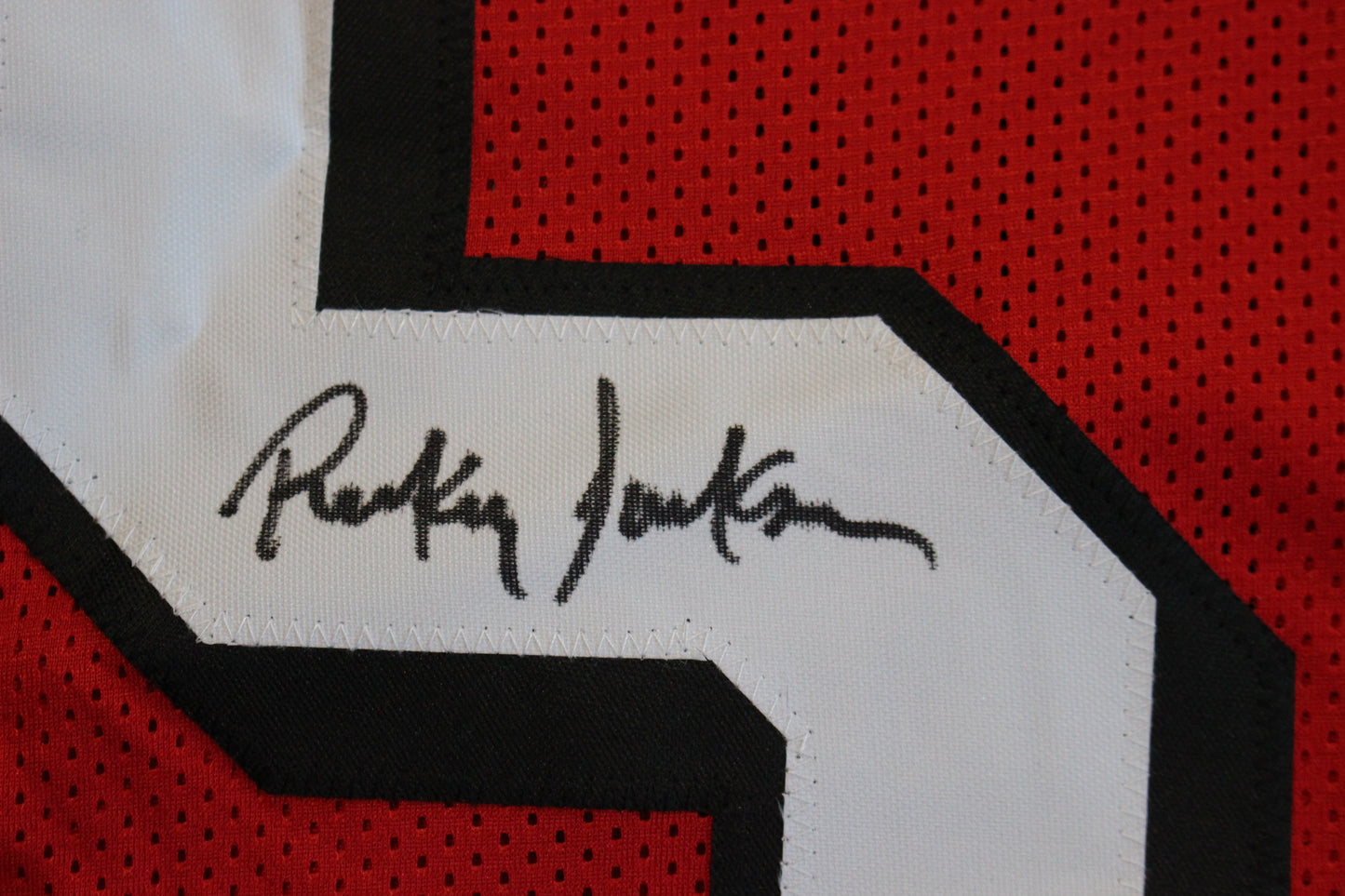 RICKEY JACKSON SAN FRANCISCO 49ers SIGNED FOOTBALL JERSEY w/HOF 2010 BAS COA