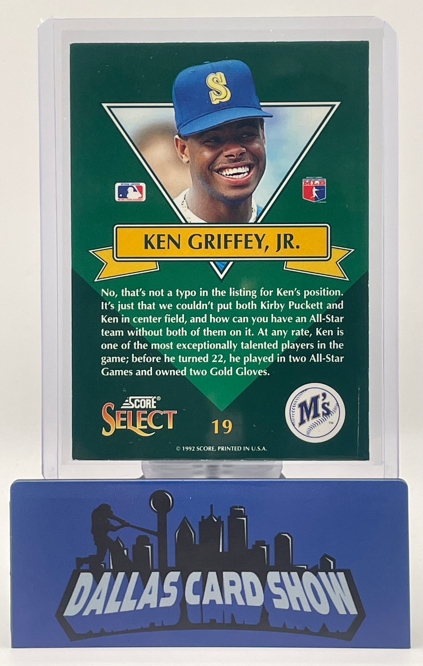 1992 Score Select Stars Ken Griffey Jr. #19