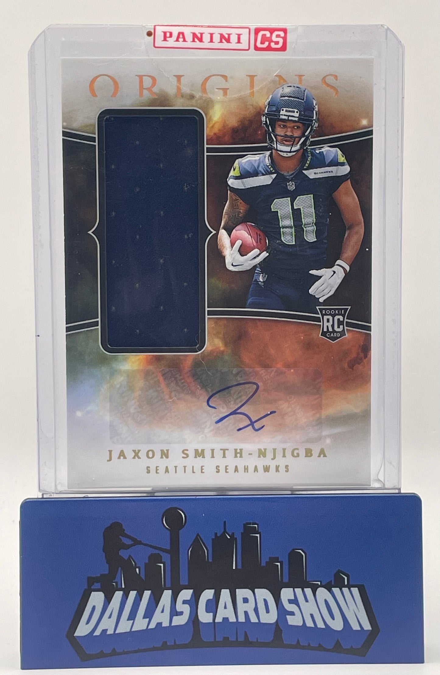 2023 Panini Origins Football Jaxon Smith-Njigba Rookie Jumbo Jersey Autograph #RJJA-JSN