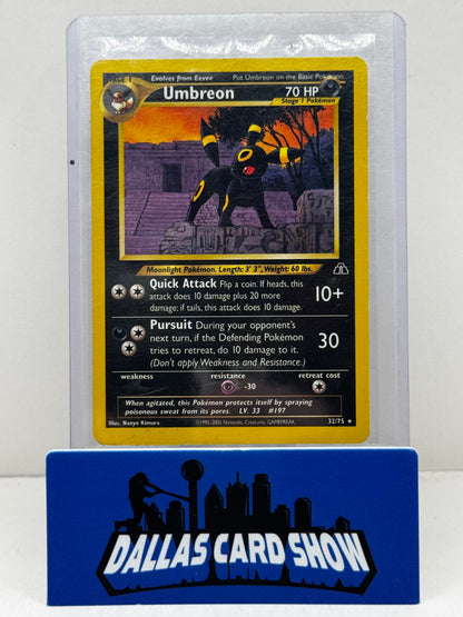Umbreon 32/75 Neo Discovery Pokemon - LP
