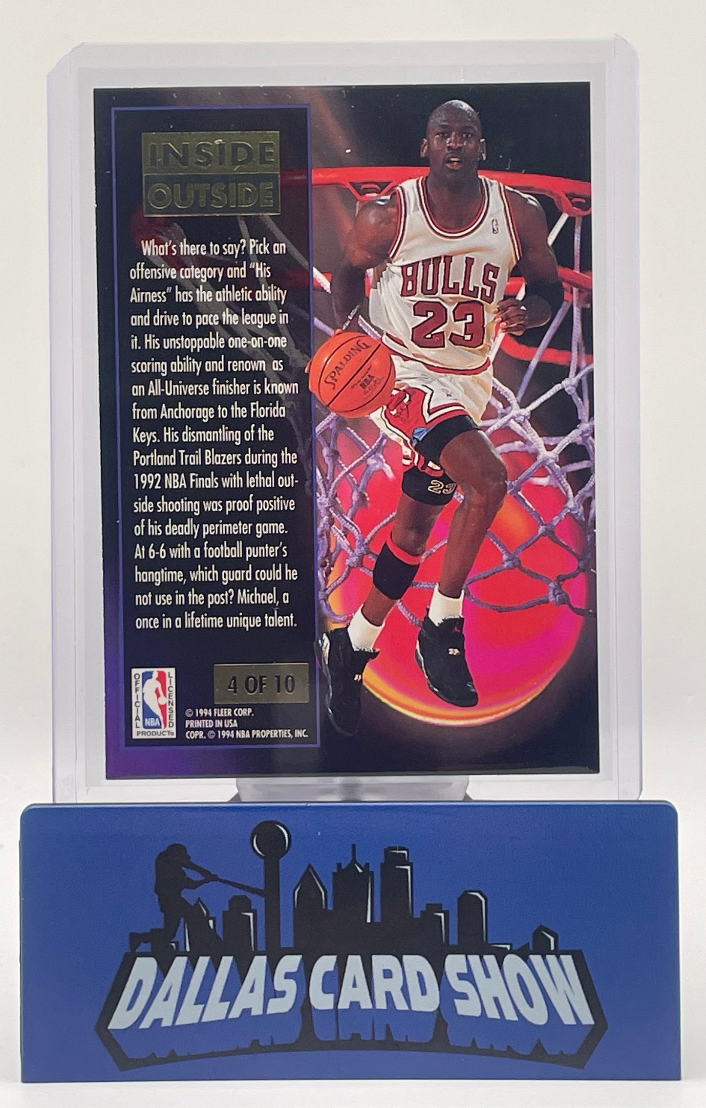1993-94 Fleer Ultra Michael Jordan Inside Outside #4