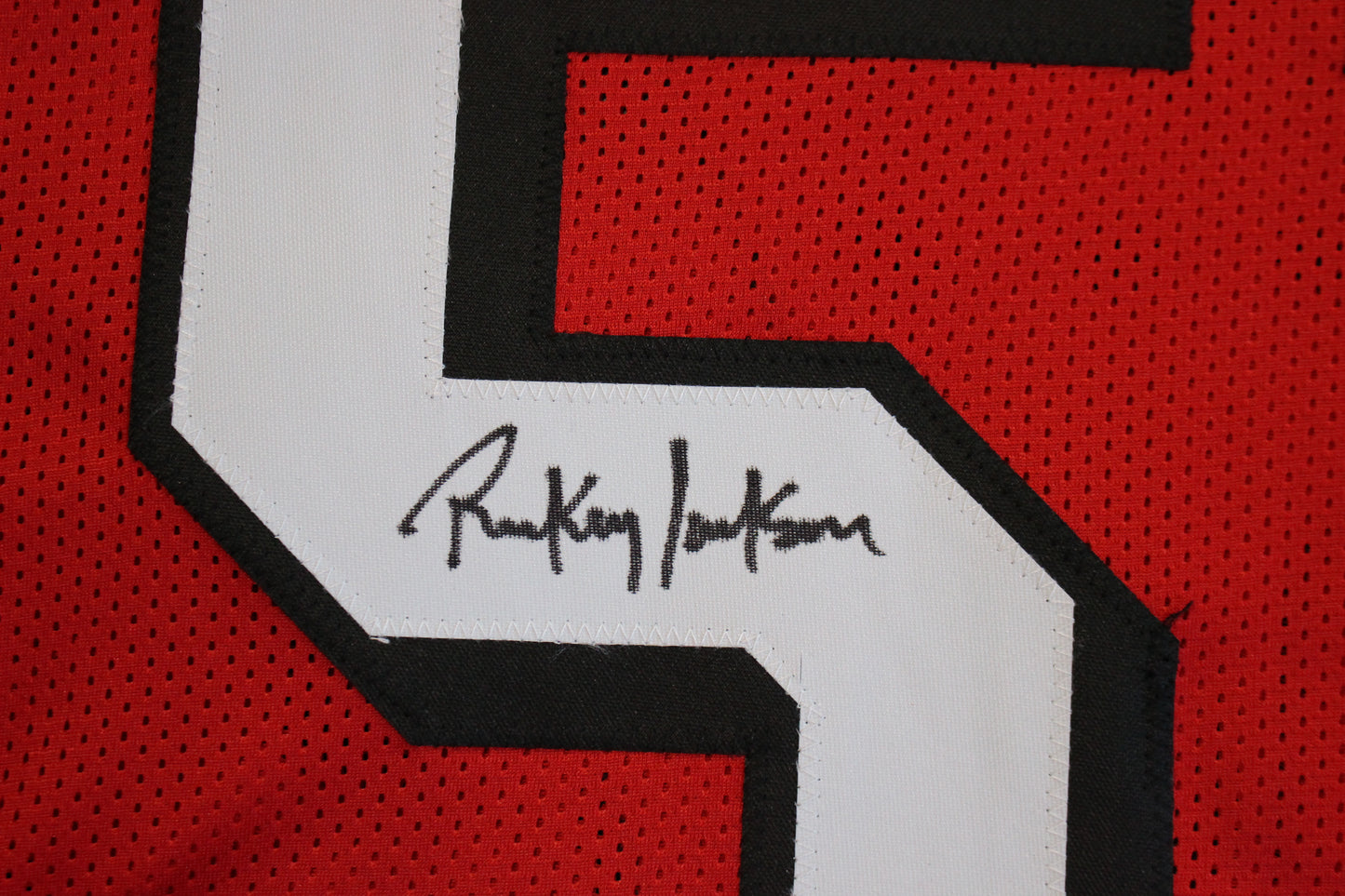 RICKEY JACKSON SAN FRANCISCO 49ers SIGNED FOOTBALL JERSEY w/HOF 2010 BAS COA