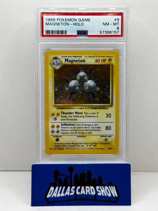 Magneton Base Set Holo PSA 8