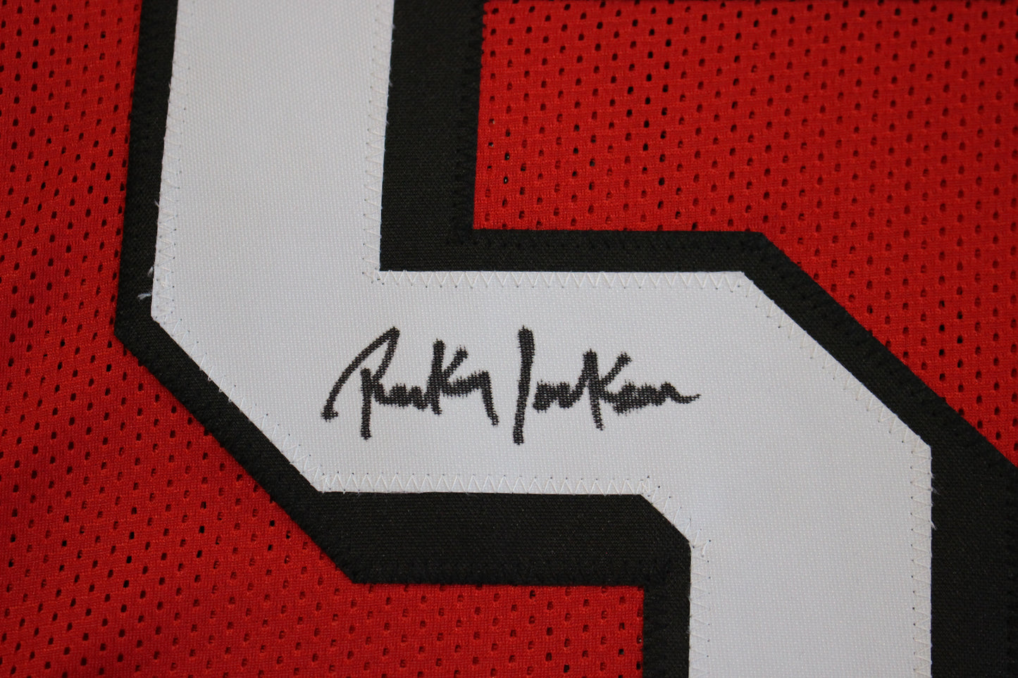 RICKEY JACKSON SAN FRANCISCO 49ers SIGNED FOOTBALL JERSEY w/HOF 2010 BAS COA