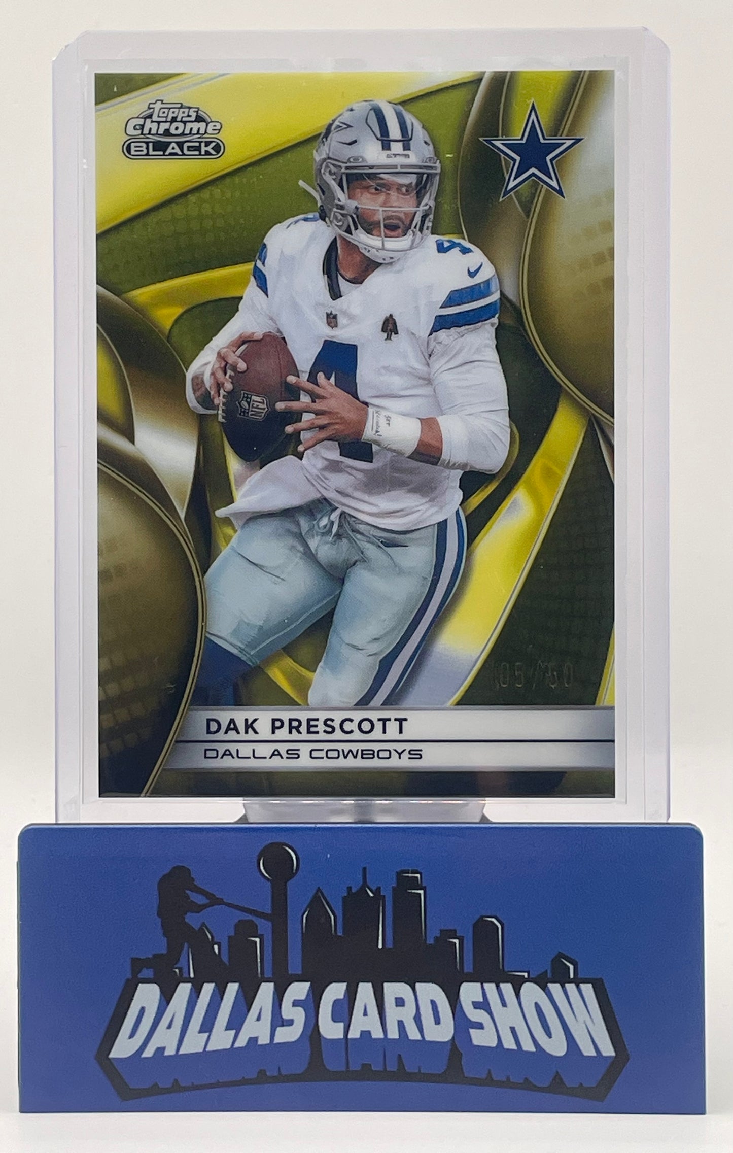 2025 Topps Chrome Black Dak Prescott Gold /50 #30