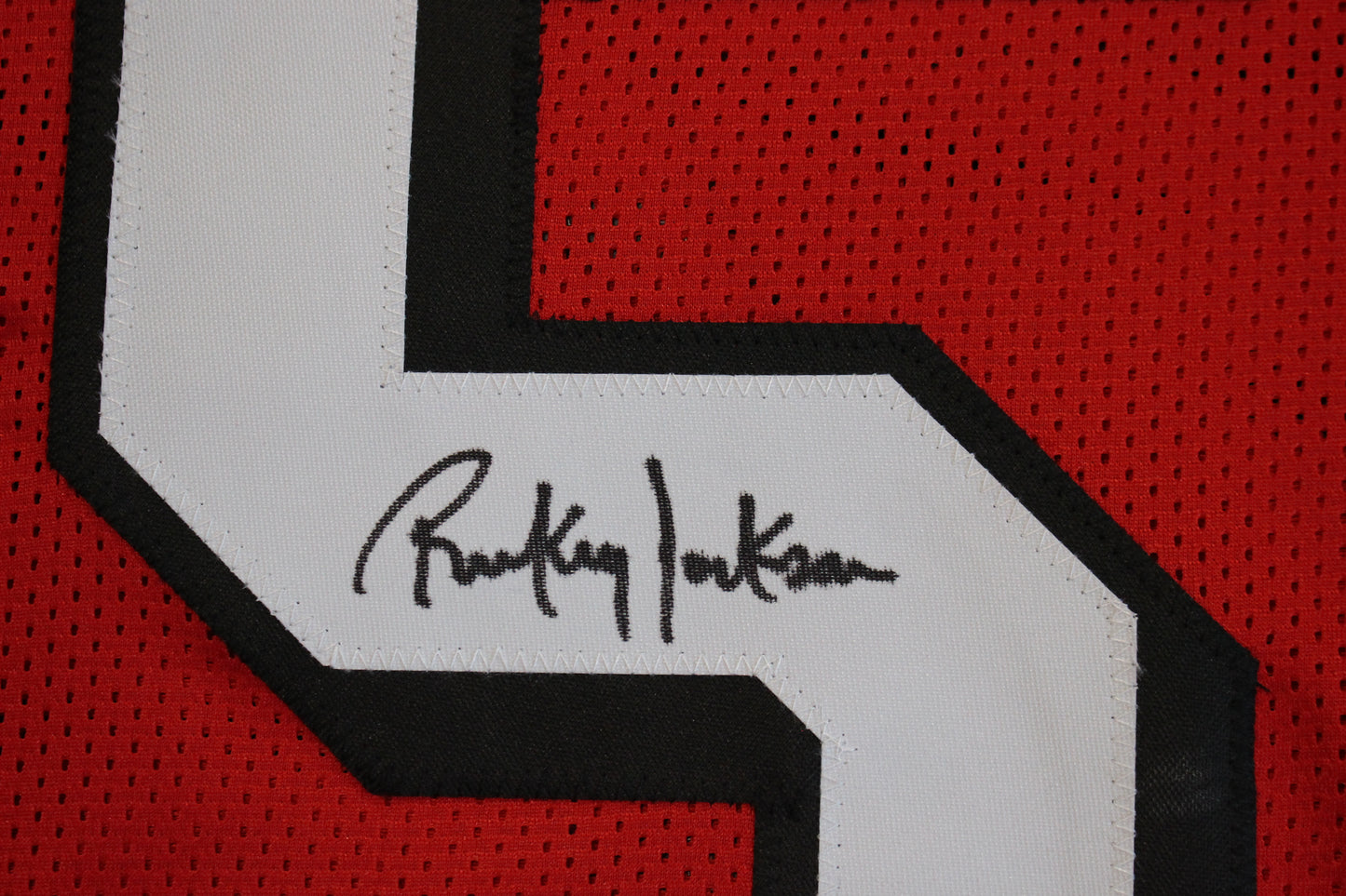 RICKEY JACKSON SAN FRANCISCO 49ers SIGNED FOOTBALL JERSEY w/HOF 2010 BAS COA
