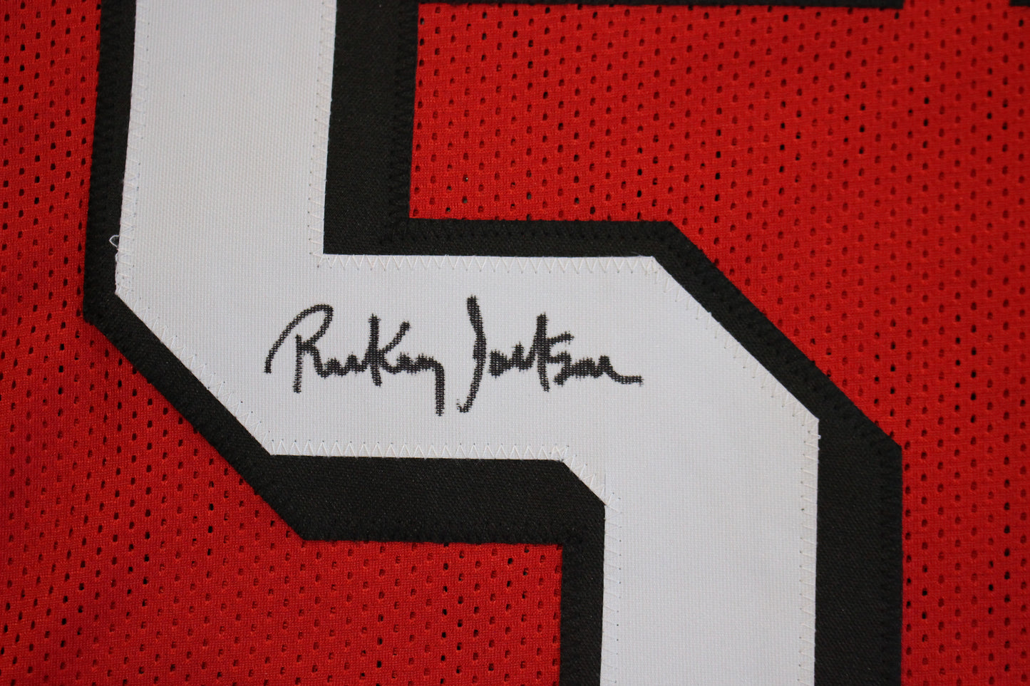 RICKEY JACKSON SAN FRANCISCO 49ers SIGNED FOOTBALL JERSEY w/HOF 2010 BAS COA