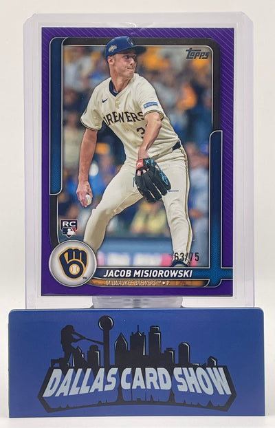 2026 Topps Baseball Series 1 Jacob Misiorowski Purple /75 #39