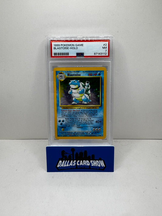 Blastoise Base Set Holo PSA 7