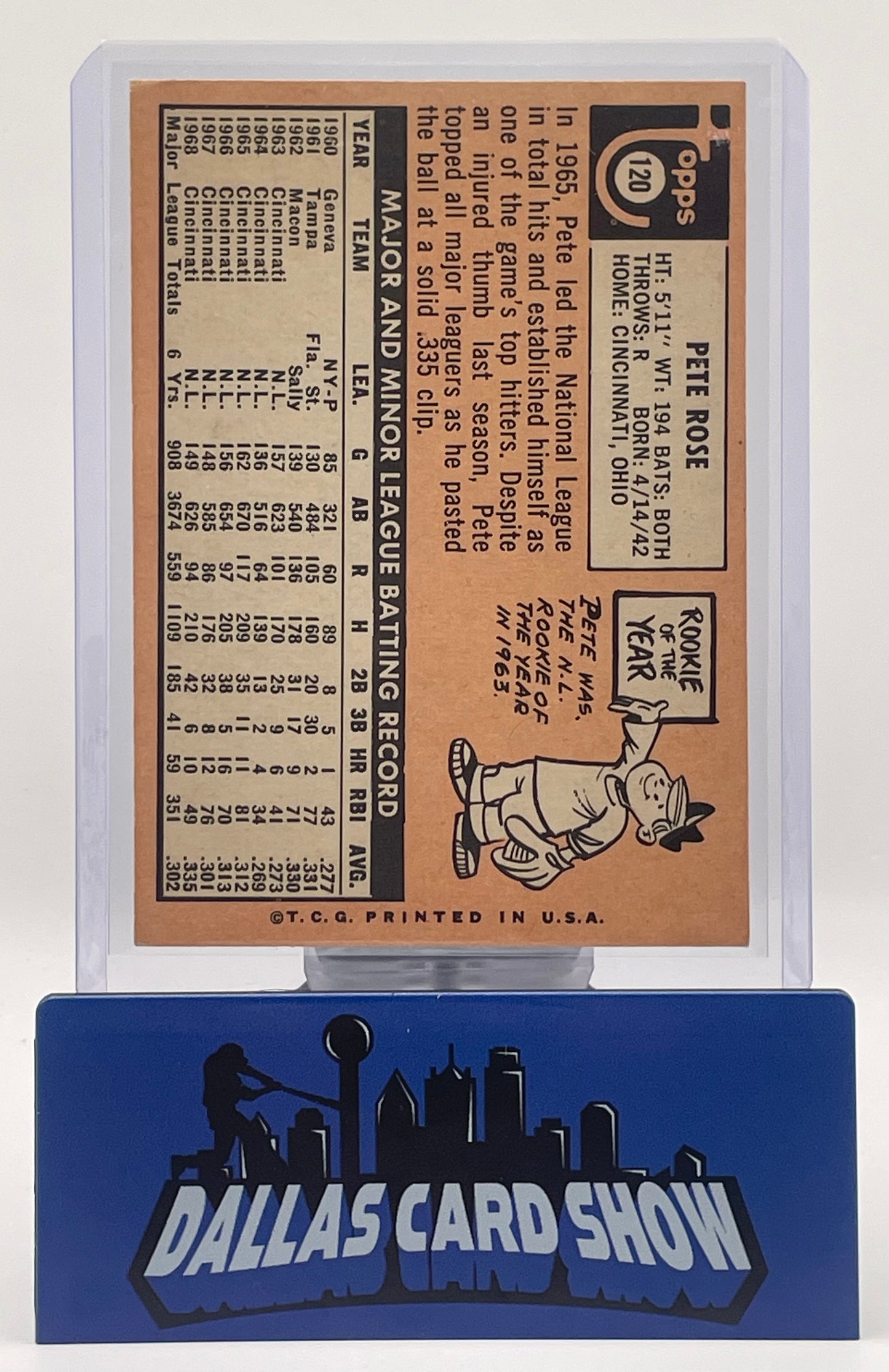 1969 Topps Pete Rose #120 VG-EX