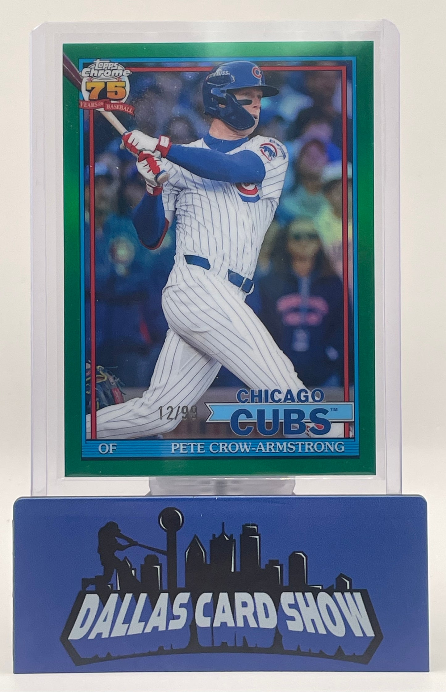 2026 Topps Chrome Pete Crow-Armstrong '91 Celebration Green /99 #91CB-14