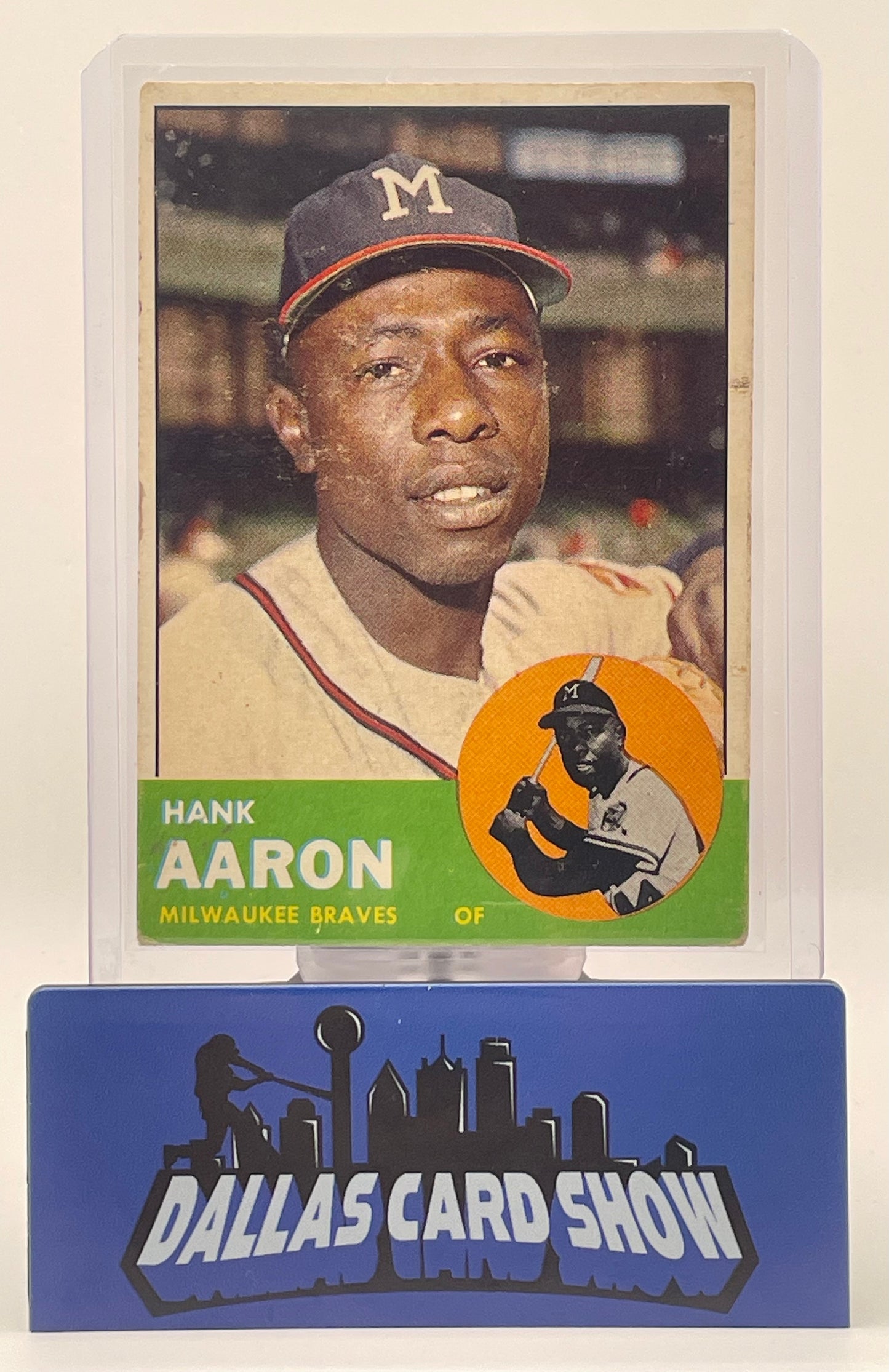 1963 Topps Hank Aaron #390 Poor