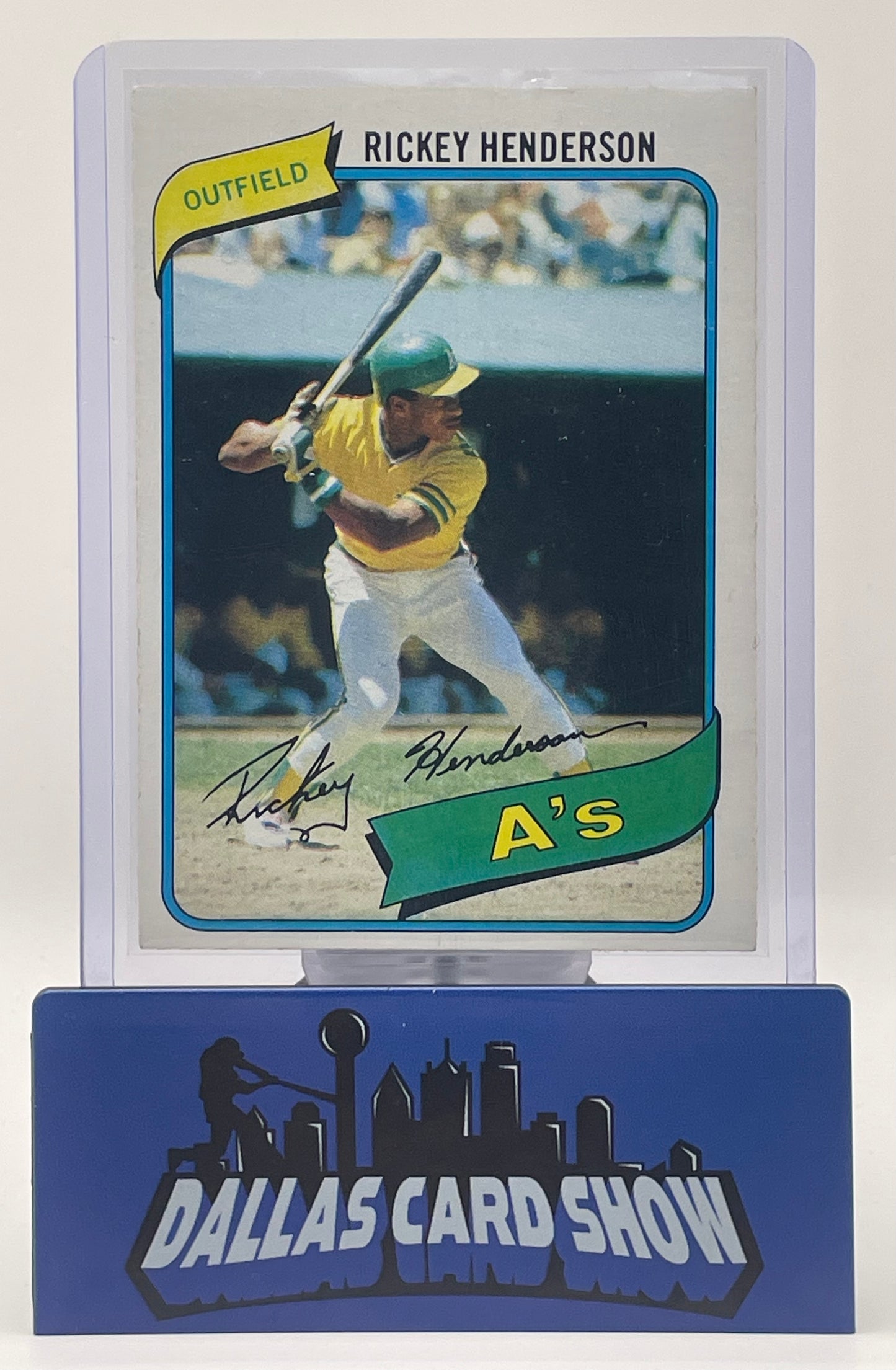 1980 Topps Rickey Henderson ROOKIE #482 Poor