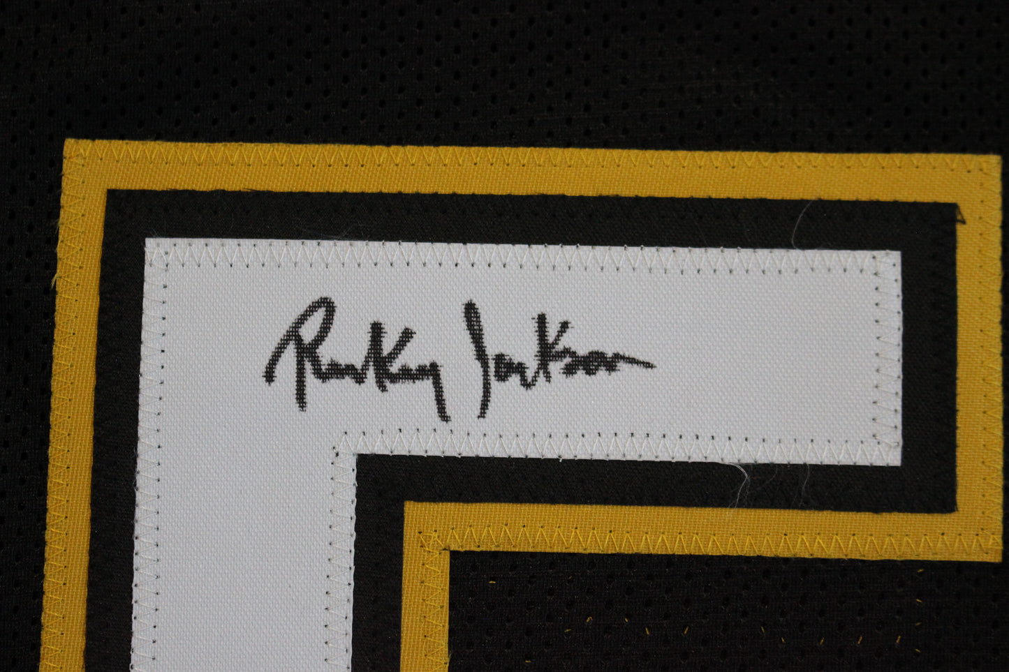 RICKEY JACKSON NEW ORLEANS SAINTS SIGNED THROWBACK JERSEY w/HOF 2010 BAS
