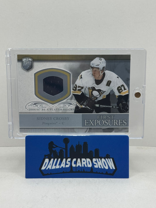 2006-07 Be A Player First Exposures #FE-SC Sidney Crosby Player Worn Jersey Card