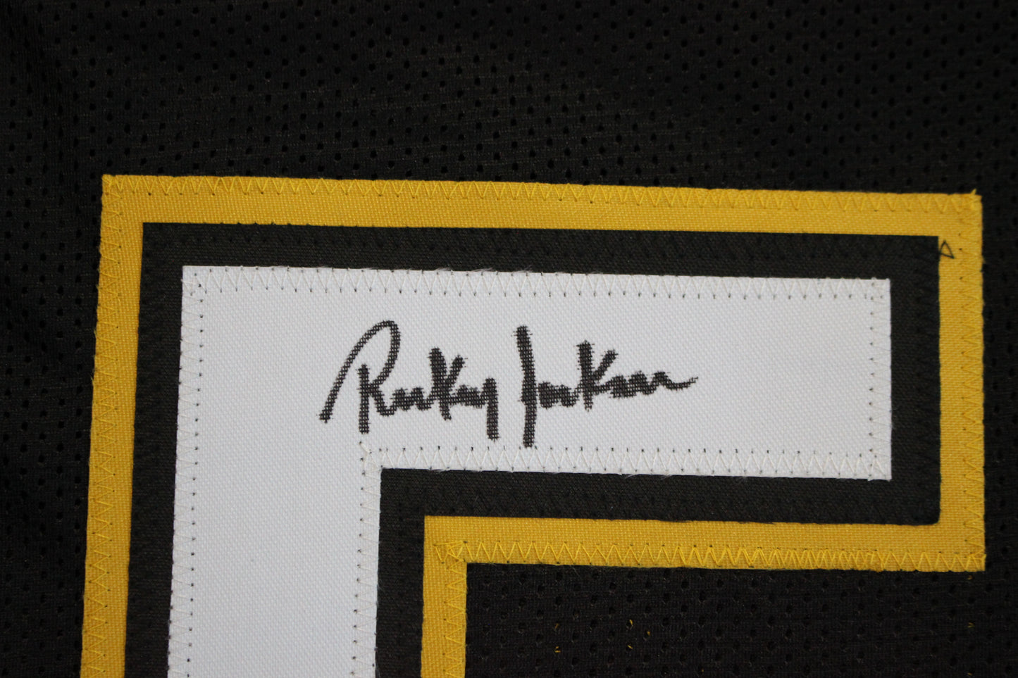 RICKEY JACKSON NEW ORLEANS SAINTS SIGNED THROWBACK JERSEY w/HOF 2010 BAS