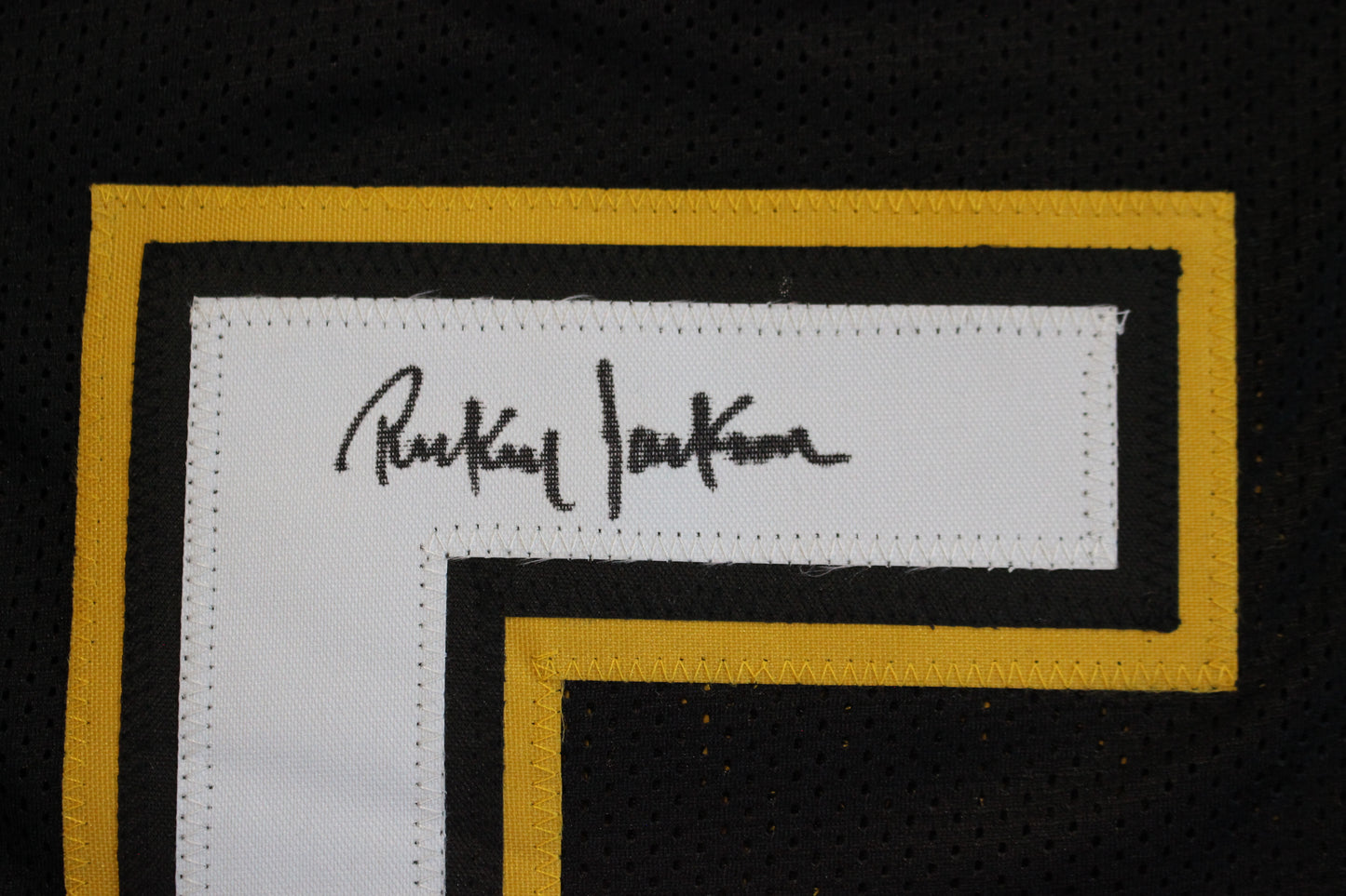 RICKEY JACKSON NEW ORLEANS SAINTS SIGNED THROWBACK JERSEY w/HOF 2010 BAS