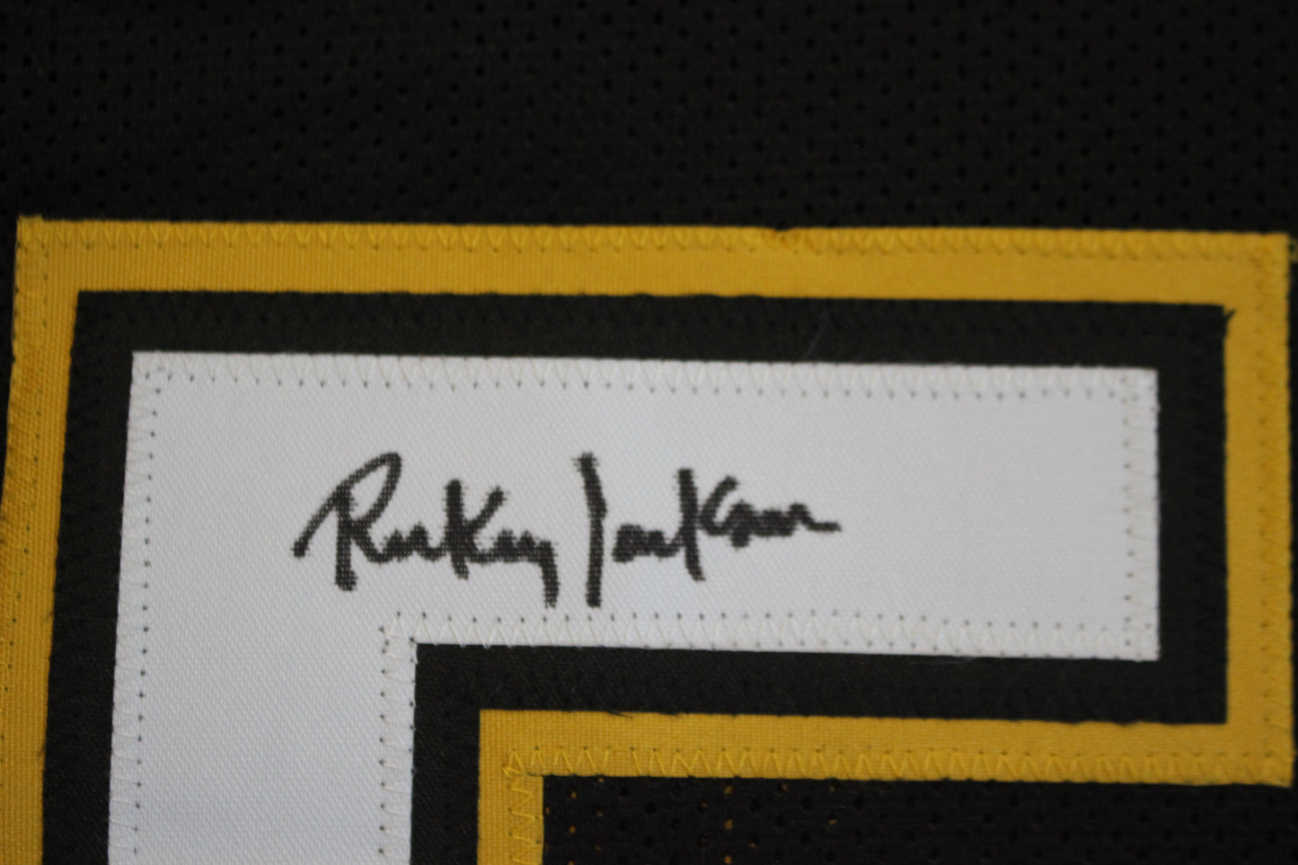 RICKEY JACKSON NEW ORLEANS SAINTS SIGNED THROWBACK JERSEY w/HOF 2010 BAS