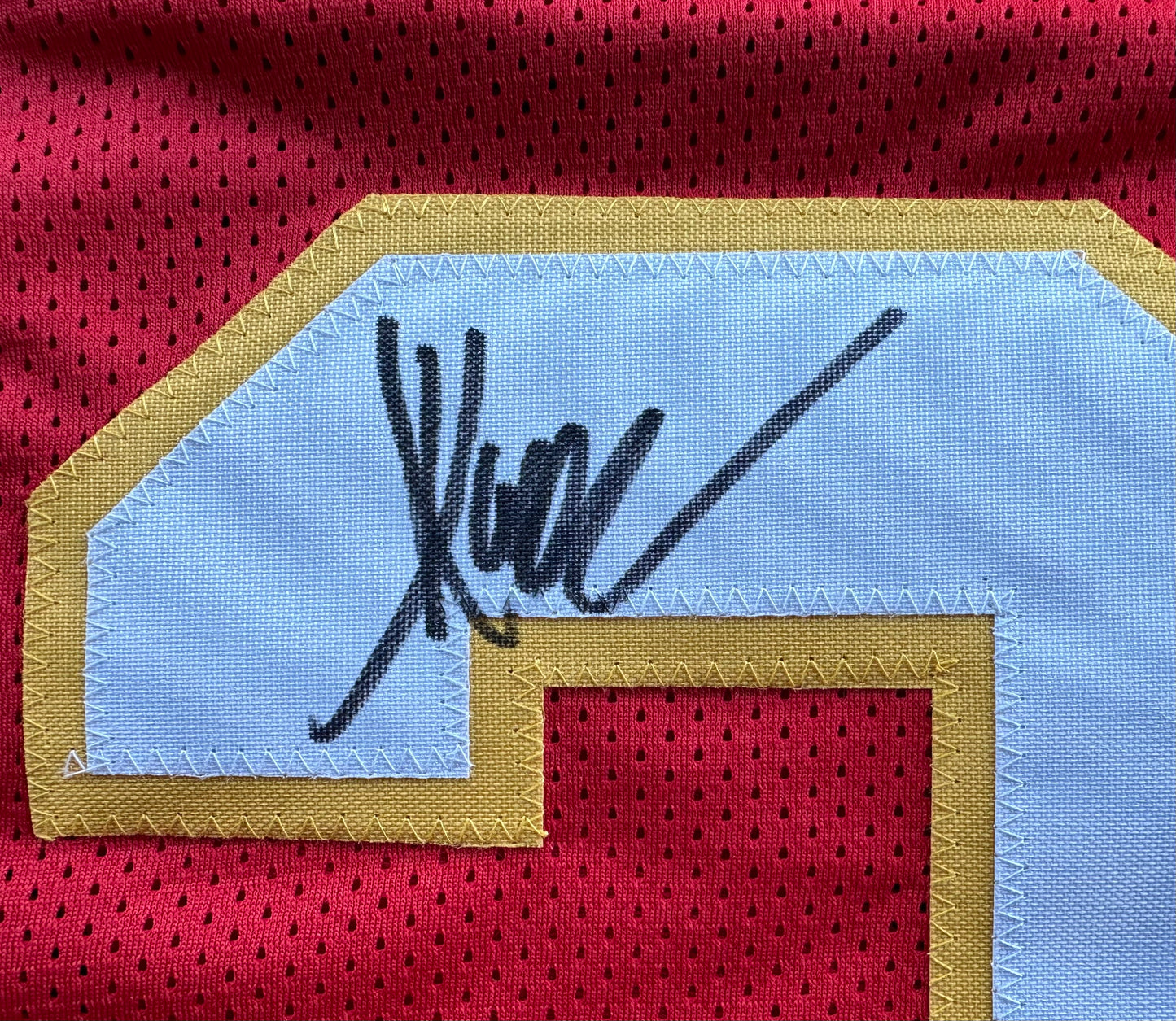 MARCUS ALLEN KANSAS CITY CHIEFS SIGNED JERSEY XL Raiders USC Trojans BAS COA