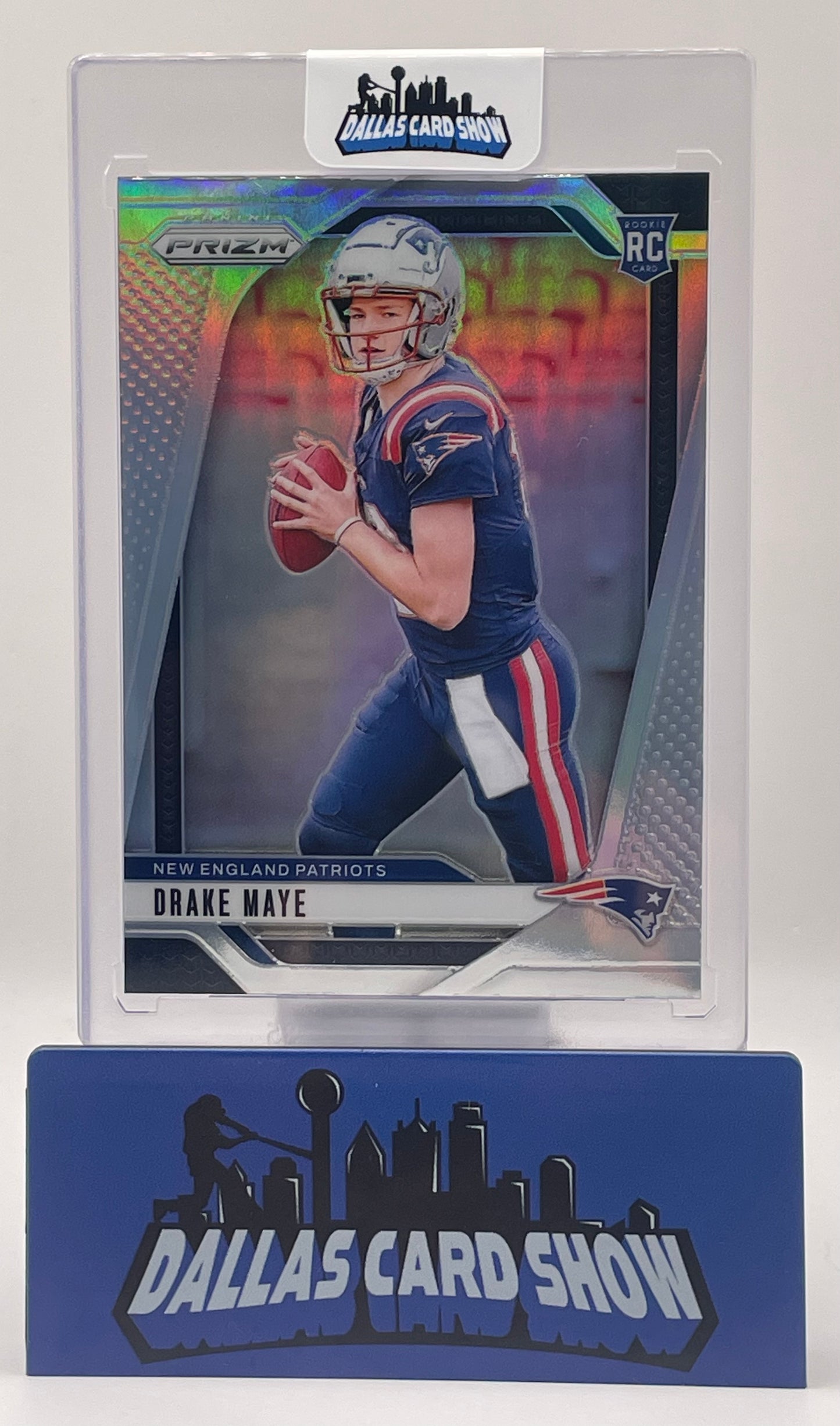 2024 Panini Prizm Football Drake Maye Silver Rookie #329
