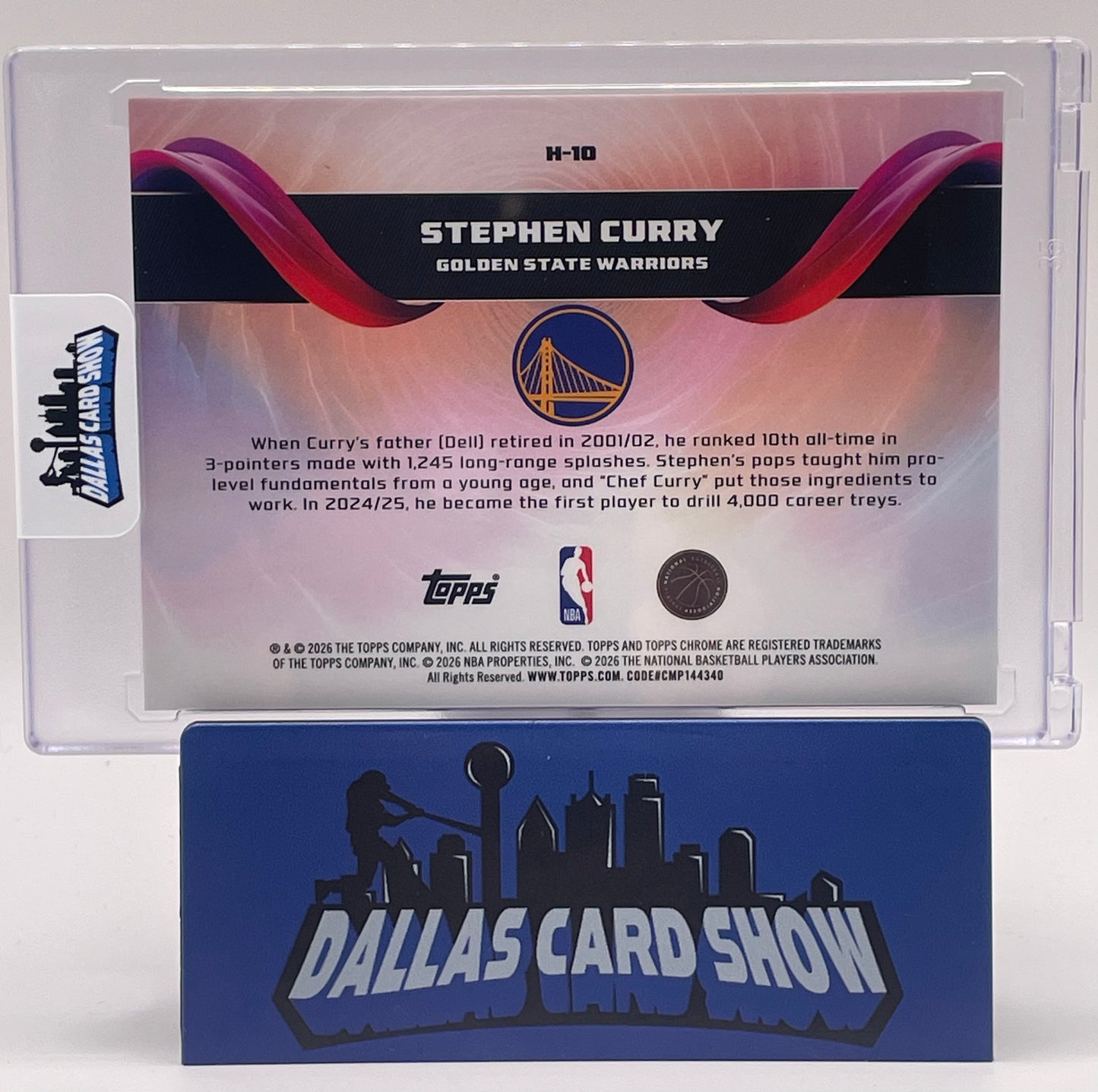 2026 Topps Chrome Update Stephen Curry Helix SSP CASE HIT #H-10
