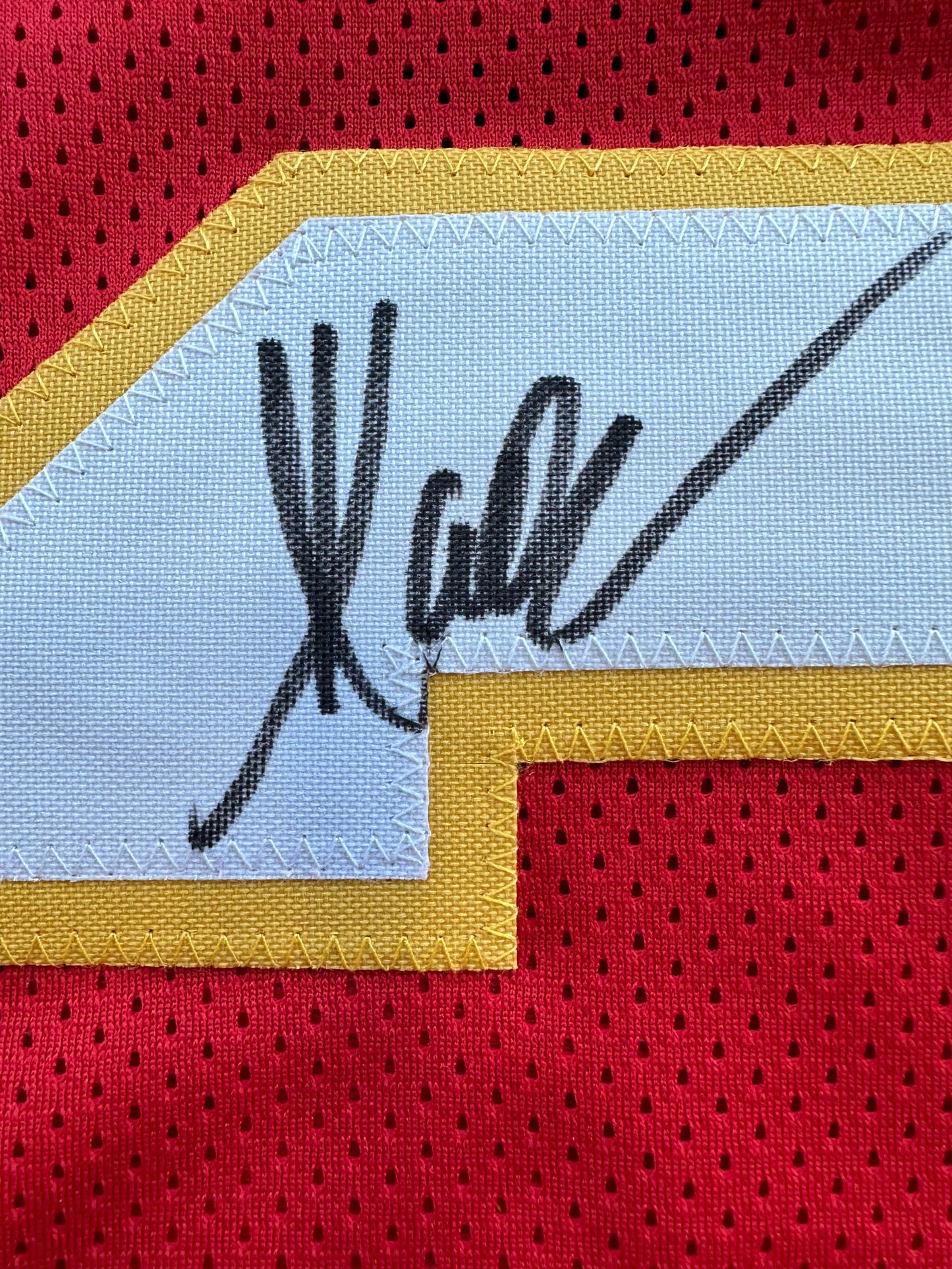 MARCUS ALLEN KANSAS CITY CHIEFS SIGNED JERSEY XL Raiders USC Trojans BAS COA