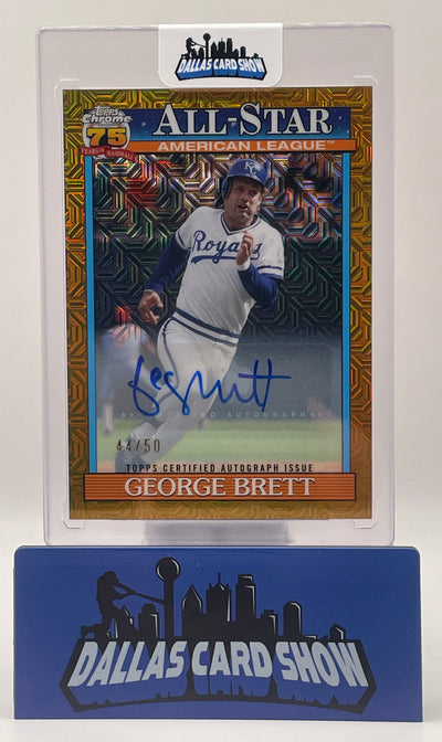 2026 Topps Silver Pack George Brett '91 All Star Gold Mojo Autograph /50 #91ASC-5