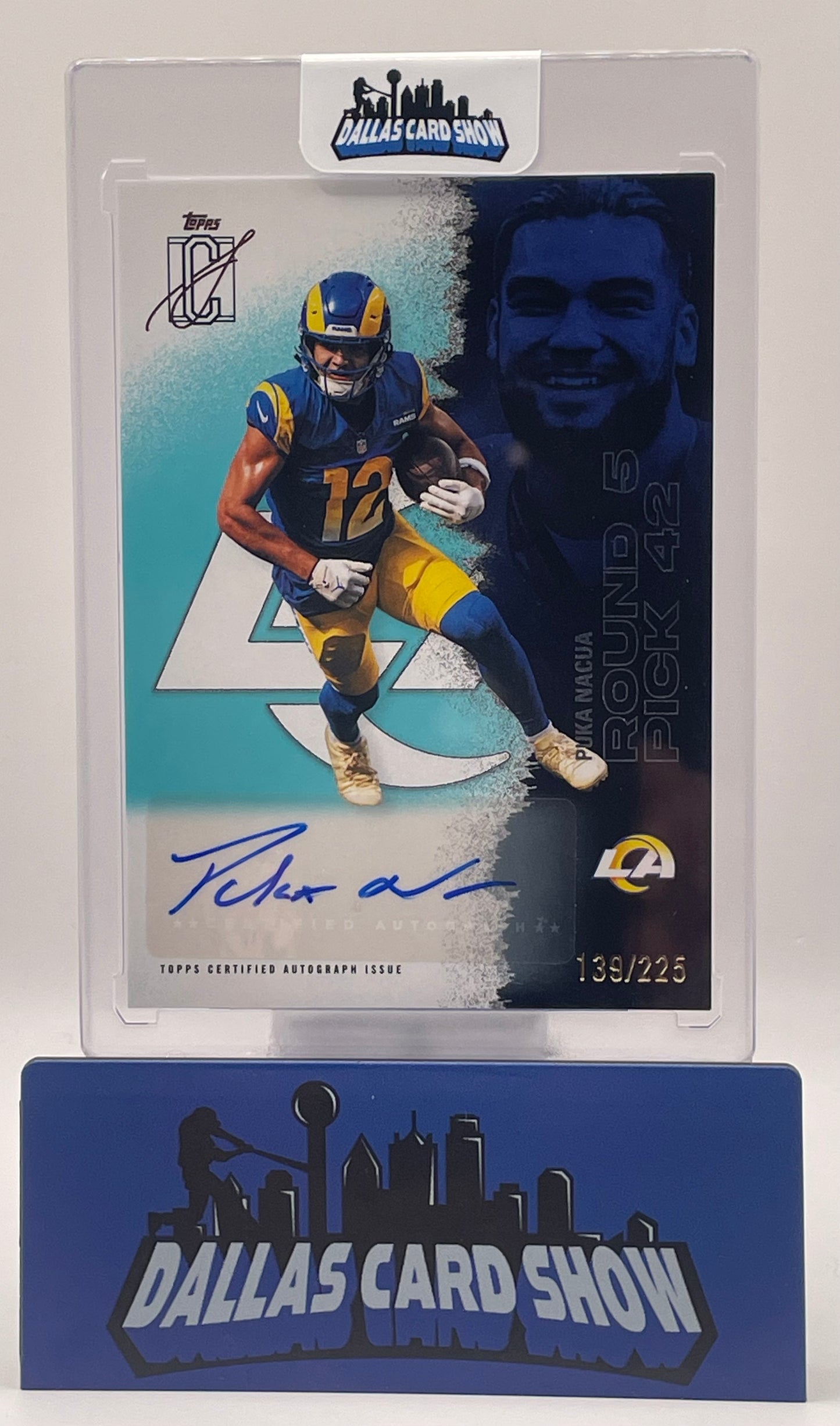 2025 Topps Signature Class Puka Nacua Turquoise Autograph /225 #33