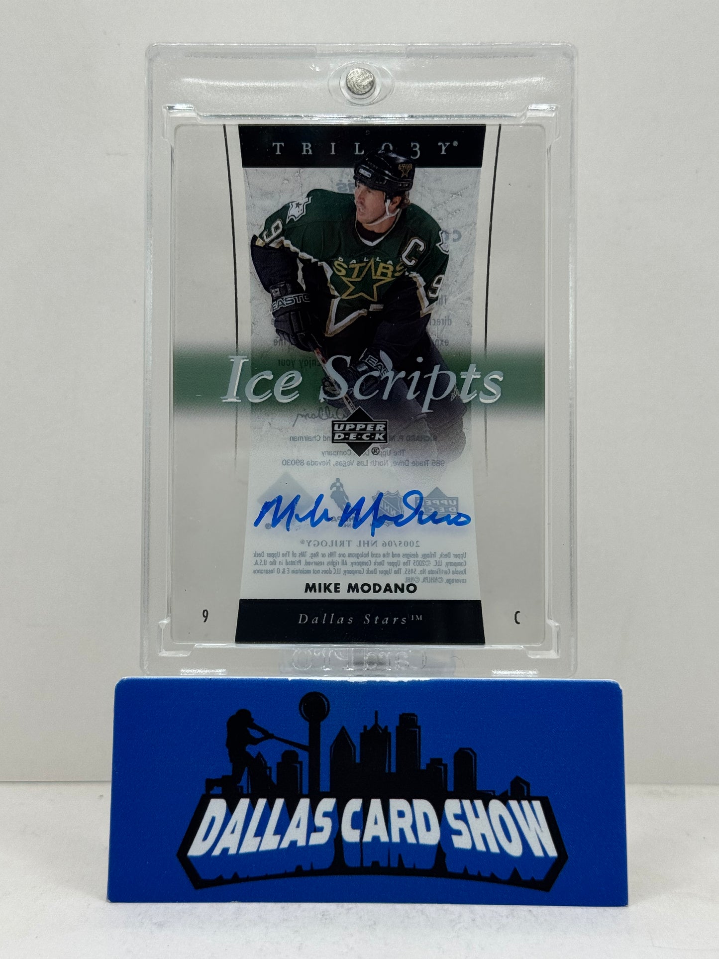 2005-06 Upper Deck Trilogy #IS-MM Mike Modano Ice Scripts Autograph
