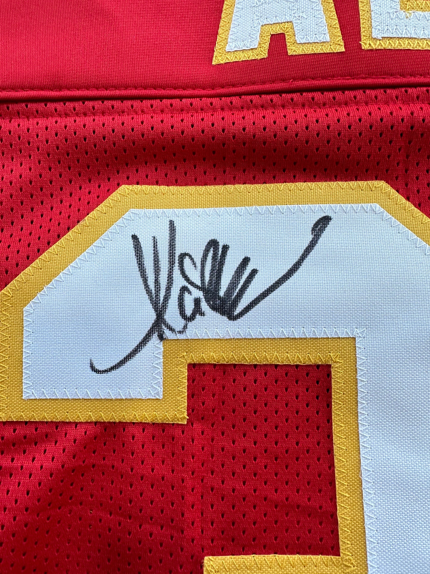MARCUS ALLEN KANSAS CITY CHIEFS SIGNED JERSEY XL Raiders USC Trojans BAS COA