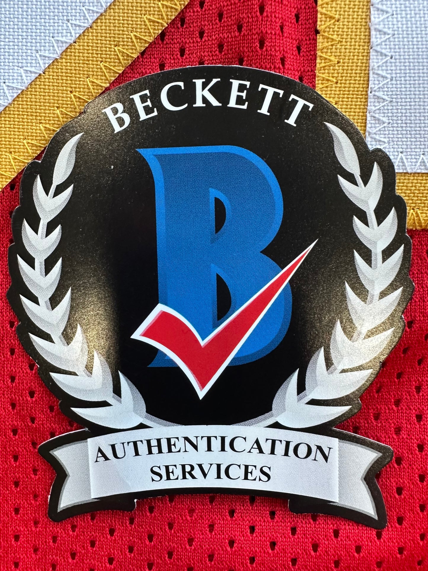 MARCUS ALLEN KANSAS CITY CHIEFS SIGNED JERSEY XL Raiders USC Trojans BAS COA