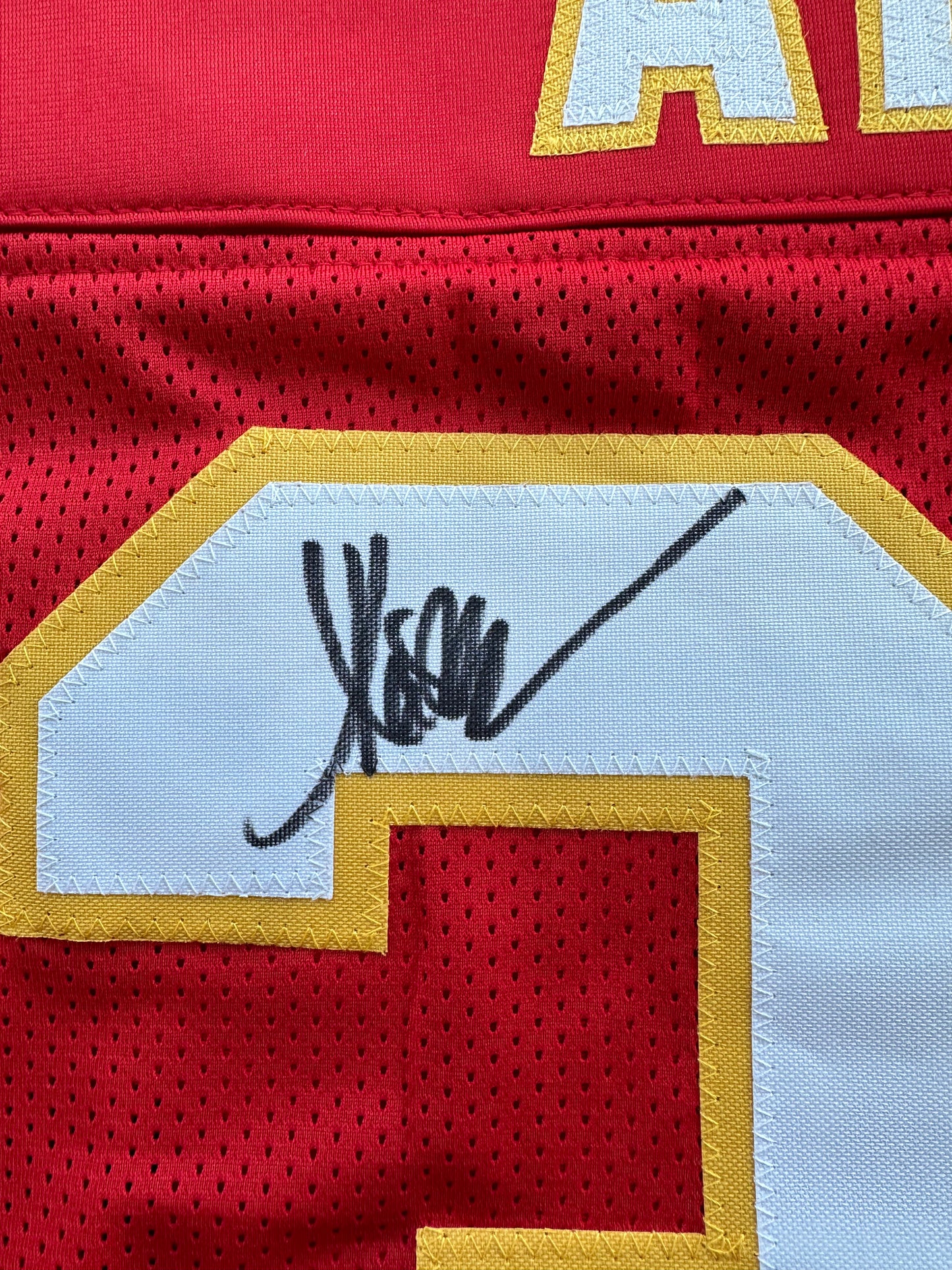 MARCUS ALLEN KANSAS CITY CHIEFS SIGNED JERSEY XL Raiders USC Trojans BAS COA