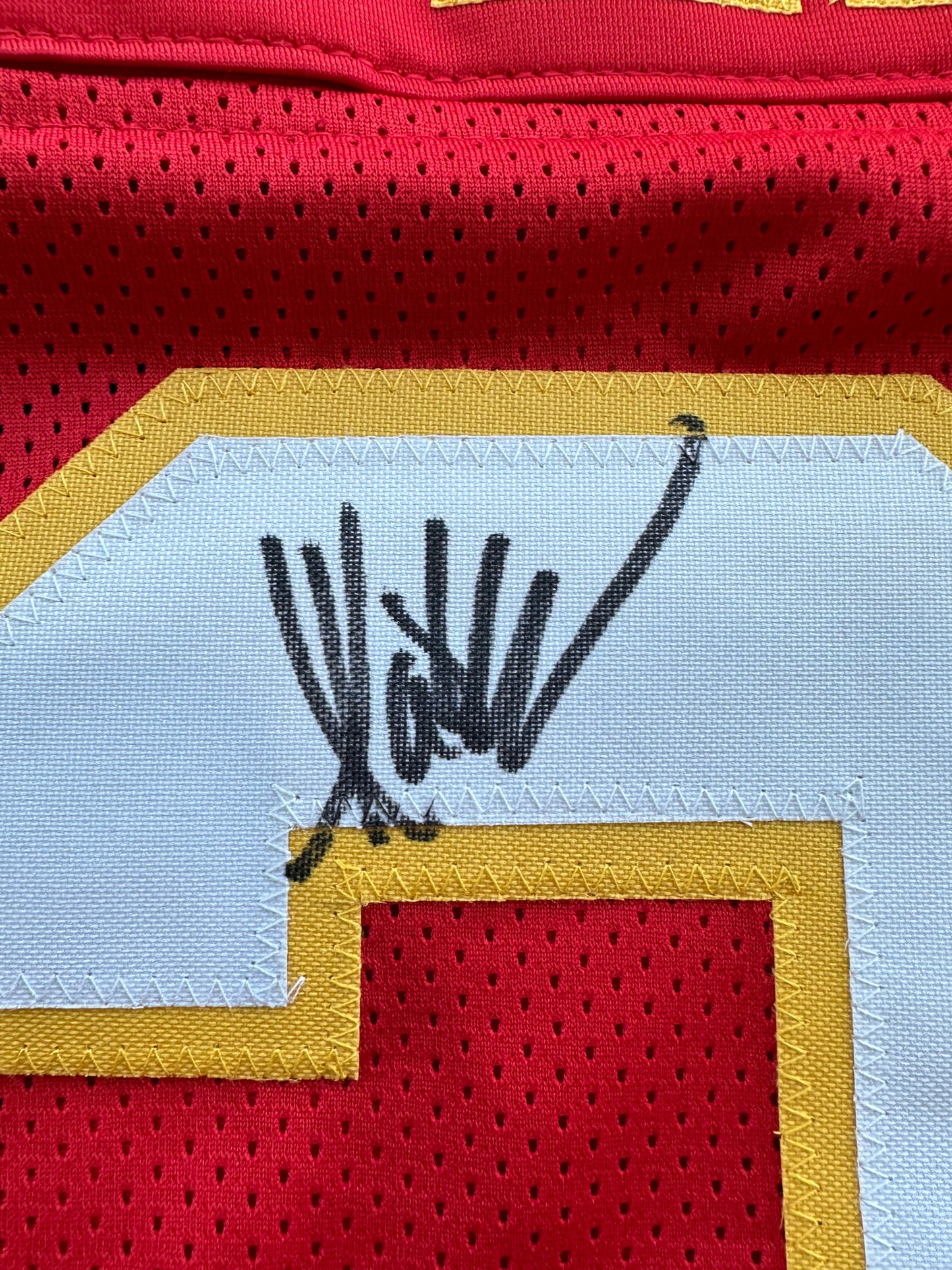 MARCUS ALLEN KANSAS CITY CHIEFS SIGNED JERSEY XL Raiders USC Trojans BAS COA