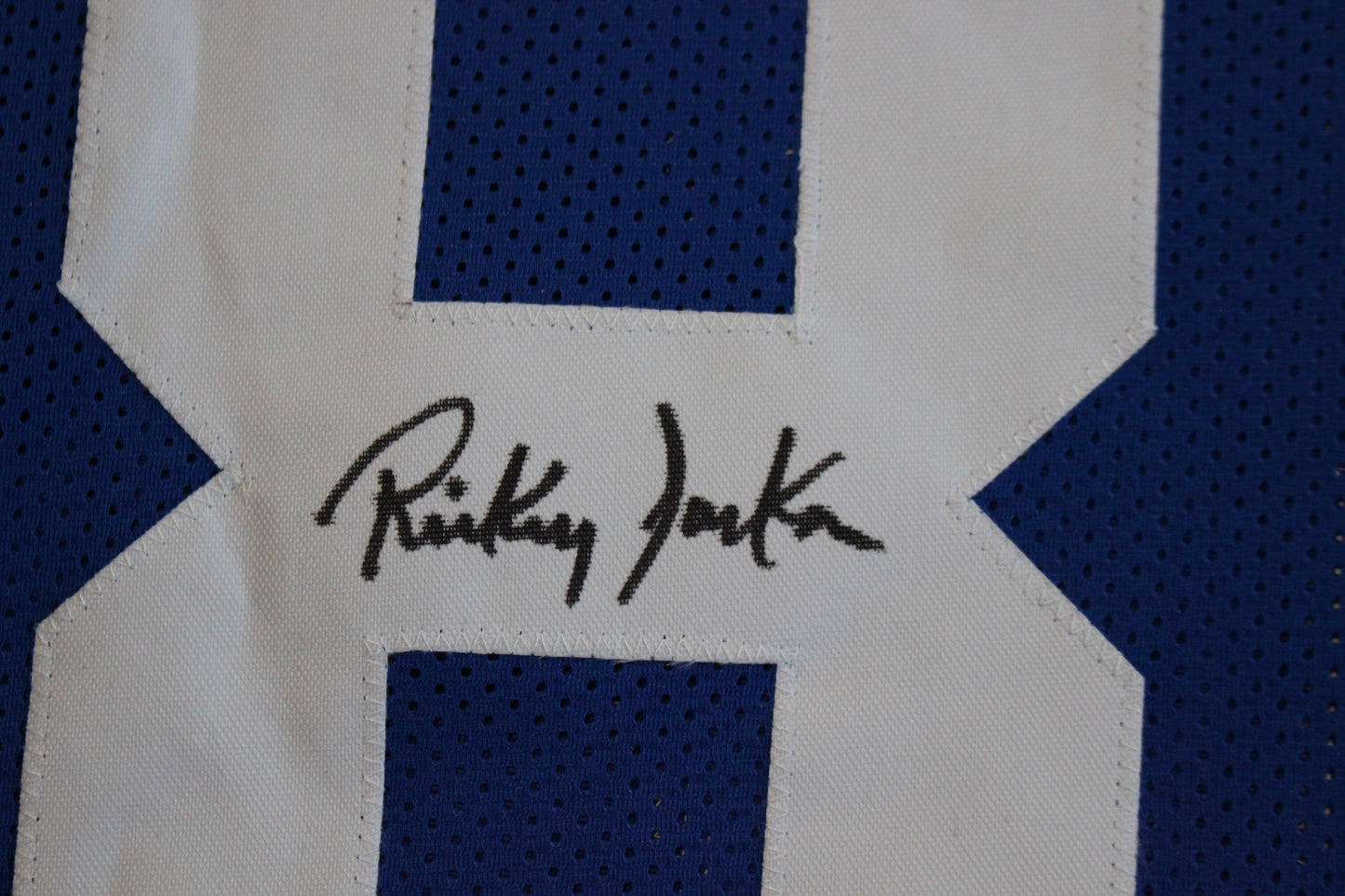 RICKEY JACKSON PITT PANTHERS SIGNED FOOTBALL JERSEY "Go Pitt" BAS COA