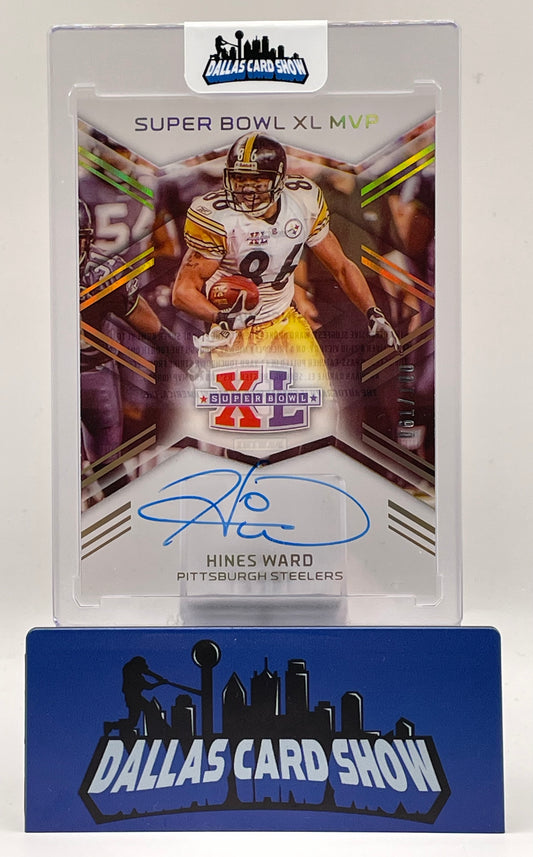 2020 Panini #SBXL Hines Ward Super Bowl XL MVP Autograph