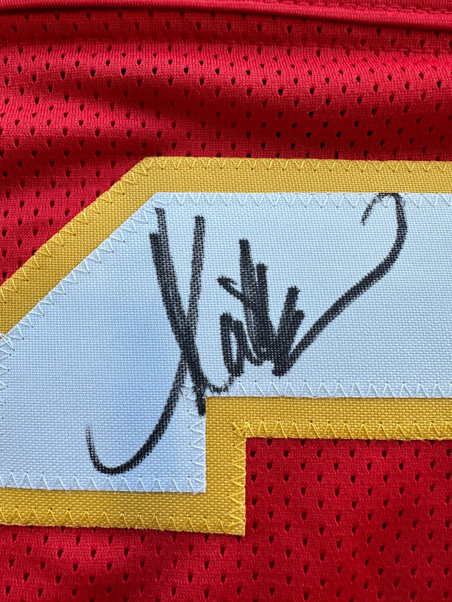 MARCUS ALLEN KANSAS CITY CHIEFS SIGNED JERSEY XL Raiders USC Trojans BAS COA