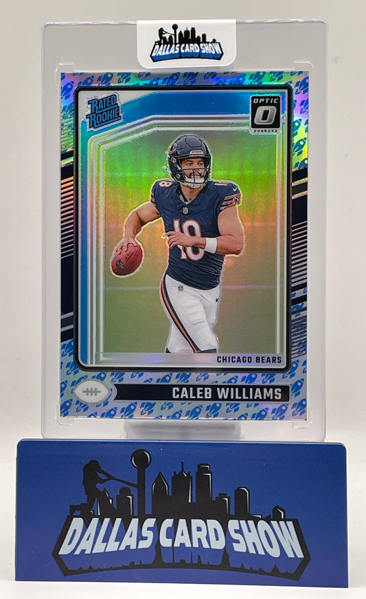 2024 Panini Optic #201 Caleb Williams Rocket Emoji Rated Rookie RC