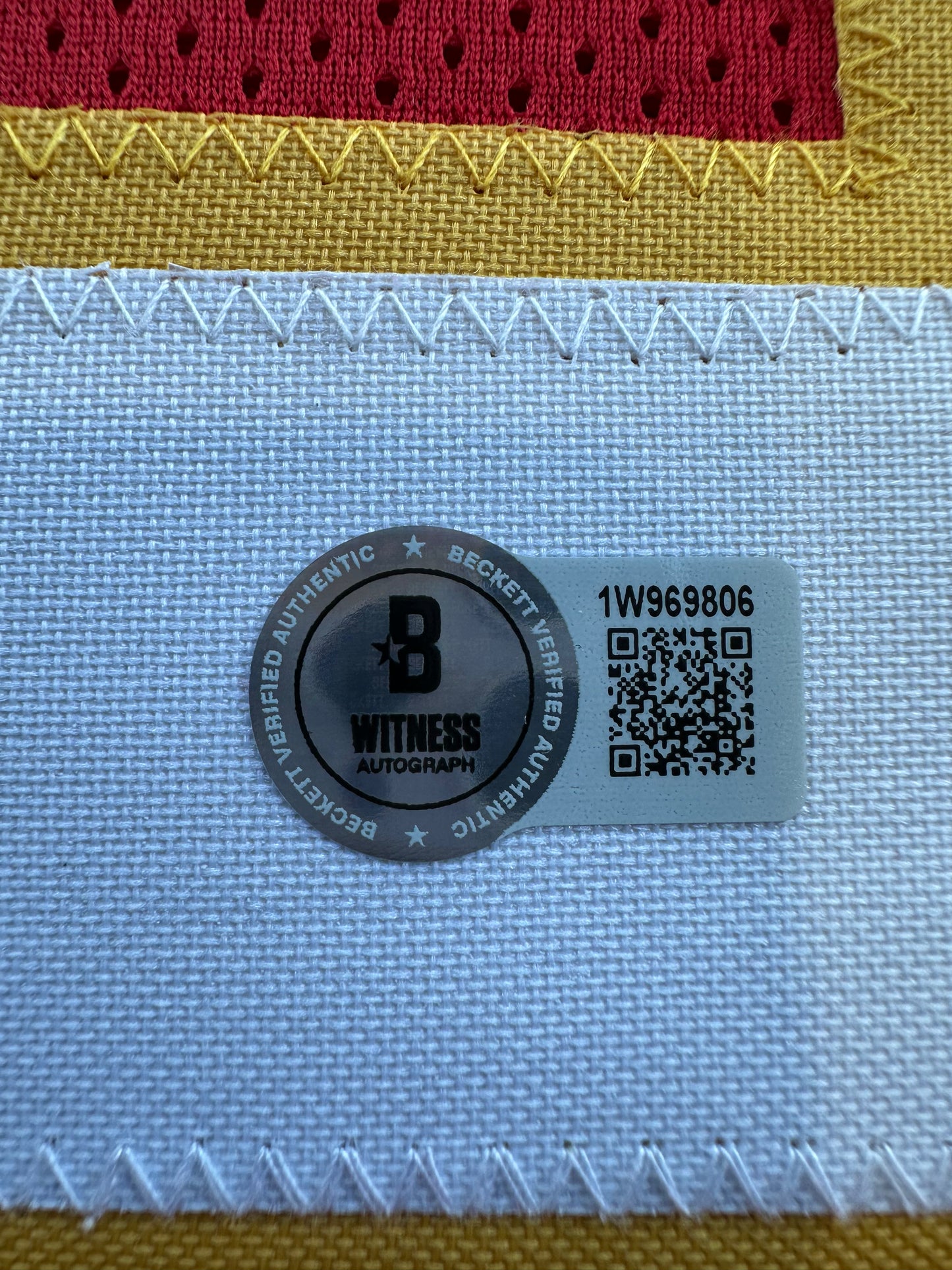 MARCUS ALLEN KANSAS CITY CHIEFS SIGNED JERSEY XL Raiders USC Trojans BAS COA