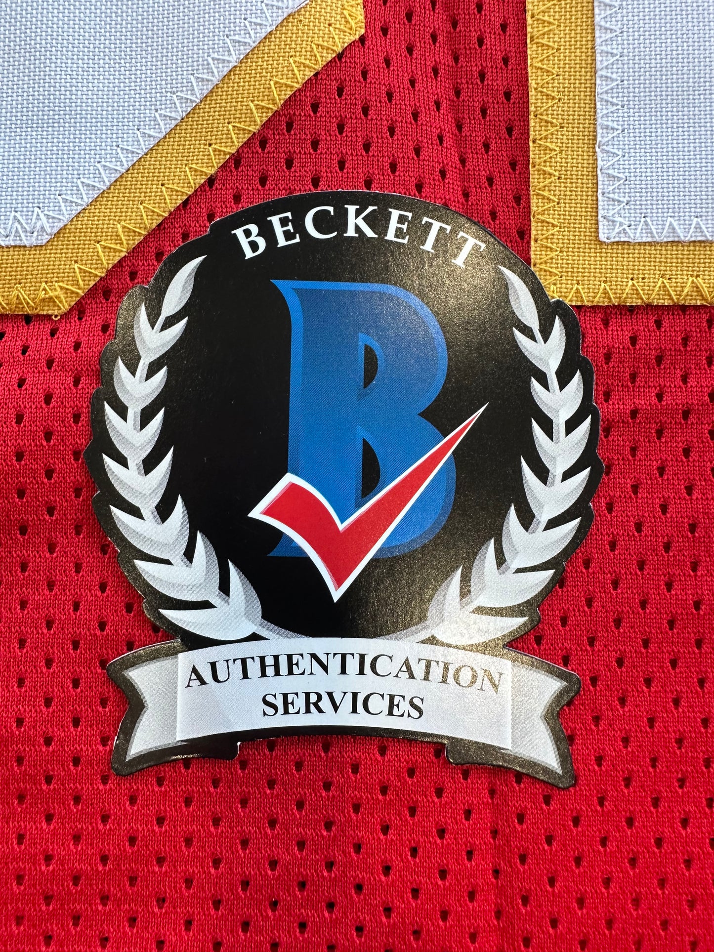 MARCUS ALLEN KANSAS CITY CHIEFS SIGNED JERSEY XL Raiders USC Trojans BAS COA