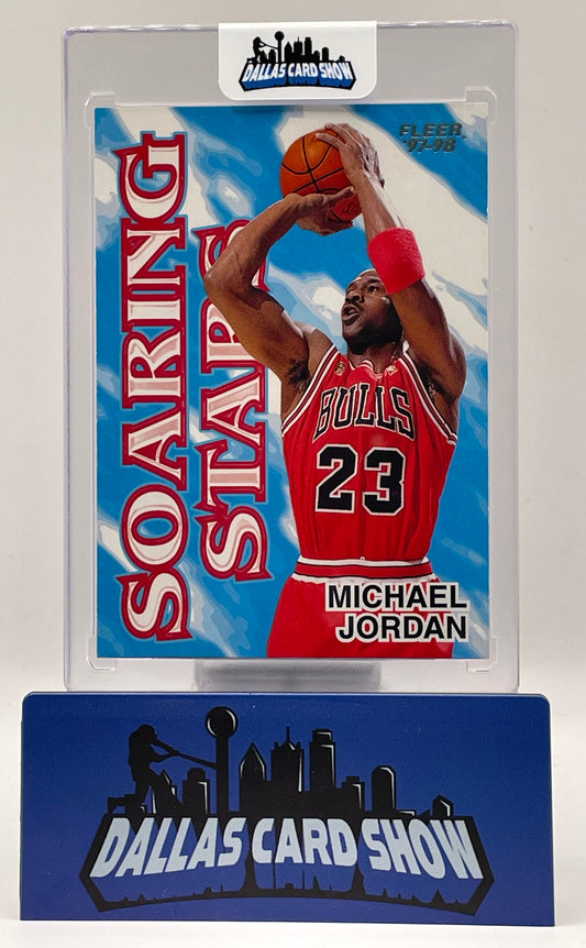 1997-98 Fleer #9 Michael Jordan Soaring Stars SSP Chicago Bulls