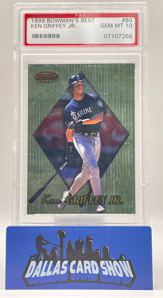 1999 Bowman's Best #80 Ken Griffey Jr PSA 10
