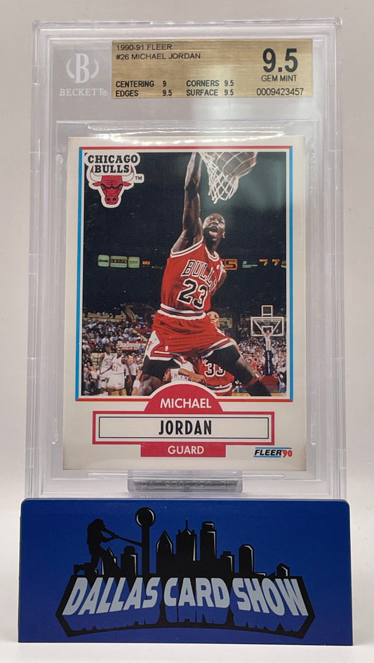 1990-91 Fleer #26 Michael Jordan BGS 9.5