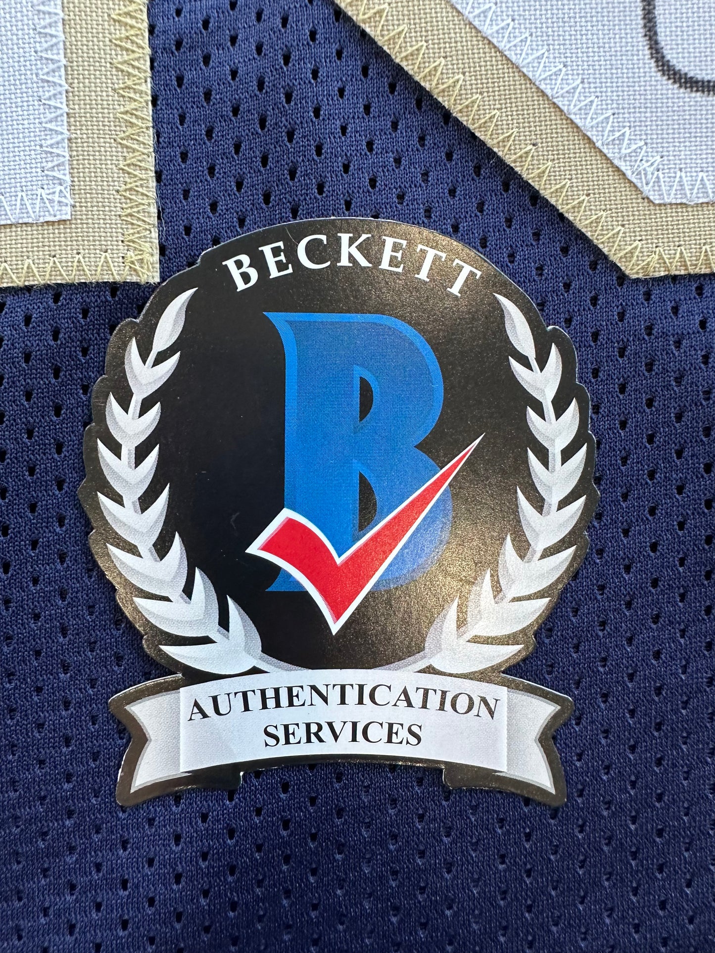 RAGHIB ROCKET ISMAIL NOTRE DAME SIGNED JERSEY w/1988 National Champs BAS