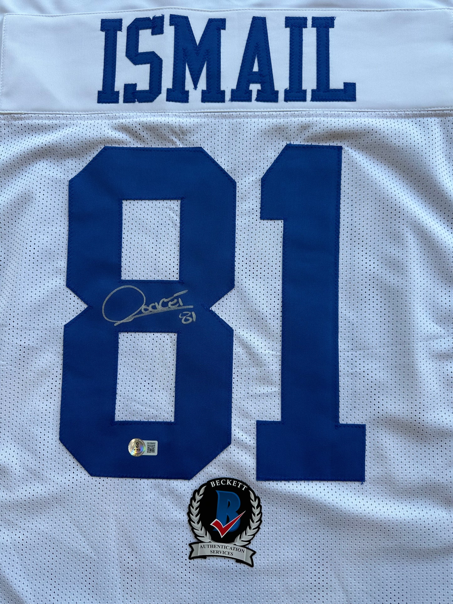 RAGHIB ROCKET ISMAIL DALLAS COWBOYS SIGNED JERSEY Size XL BAS COA