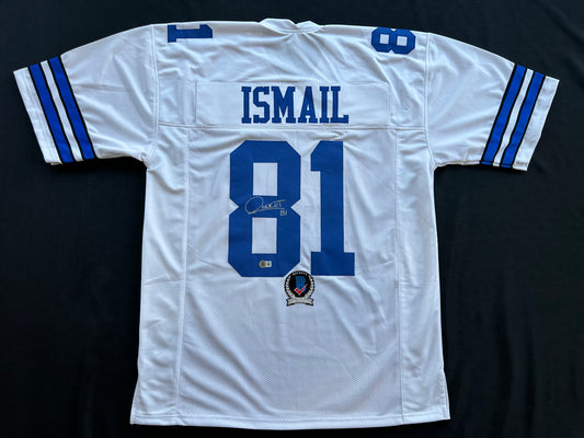 RAGHIB ROCKET ISMAIL DALLAS COWBOYS SIGNED JERSEY Size XL BAS COA