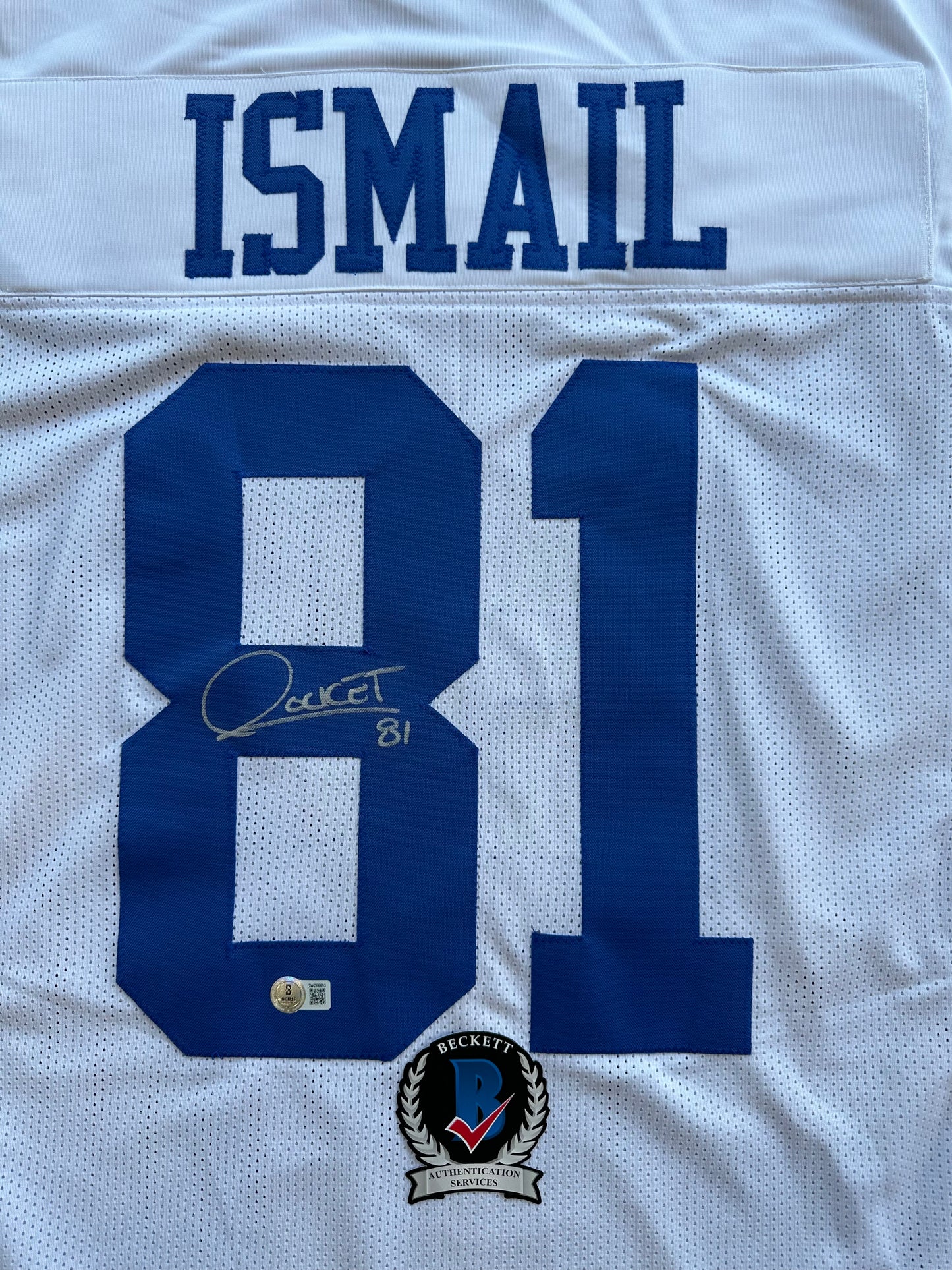 RAGHIB ROCKET ISMAIL DALLAS COWBOYS SIGNED JERSEY Size XL BAS COA